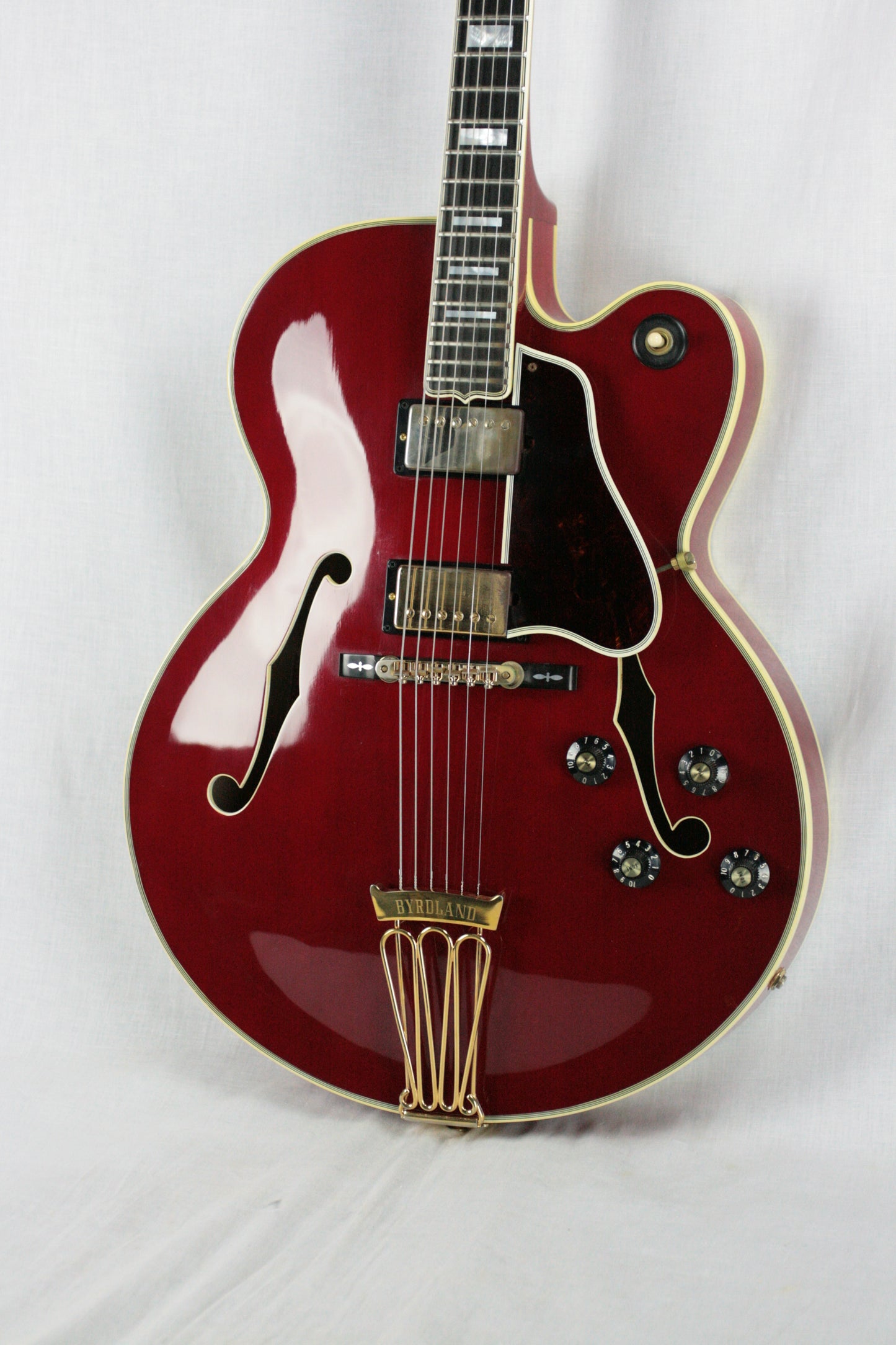 INCREDIBLY RARE 1980 Gibson Byrdland w/ F5 Mandolin Headstock! CHERRY RED! es335 one off