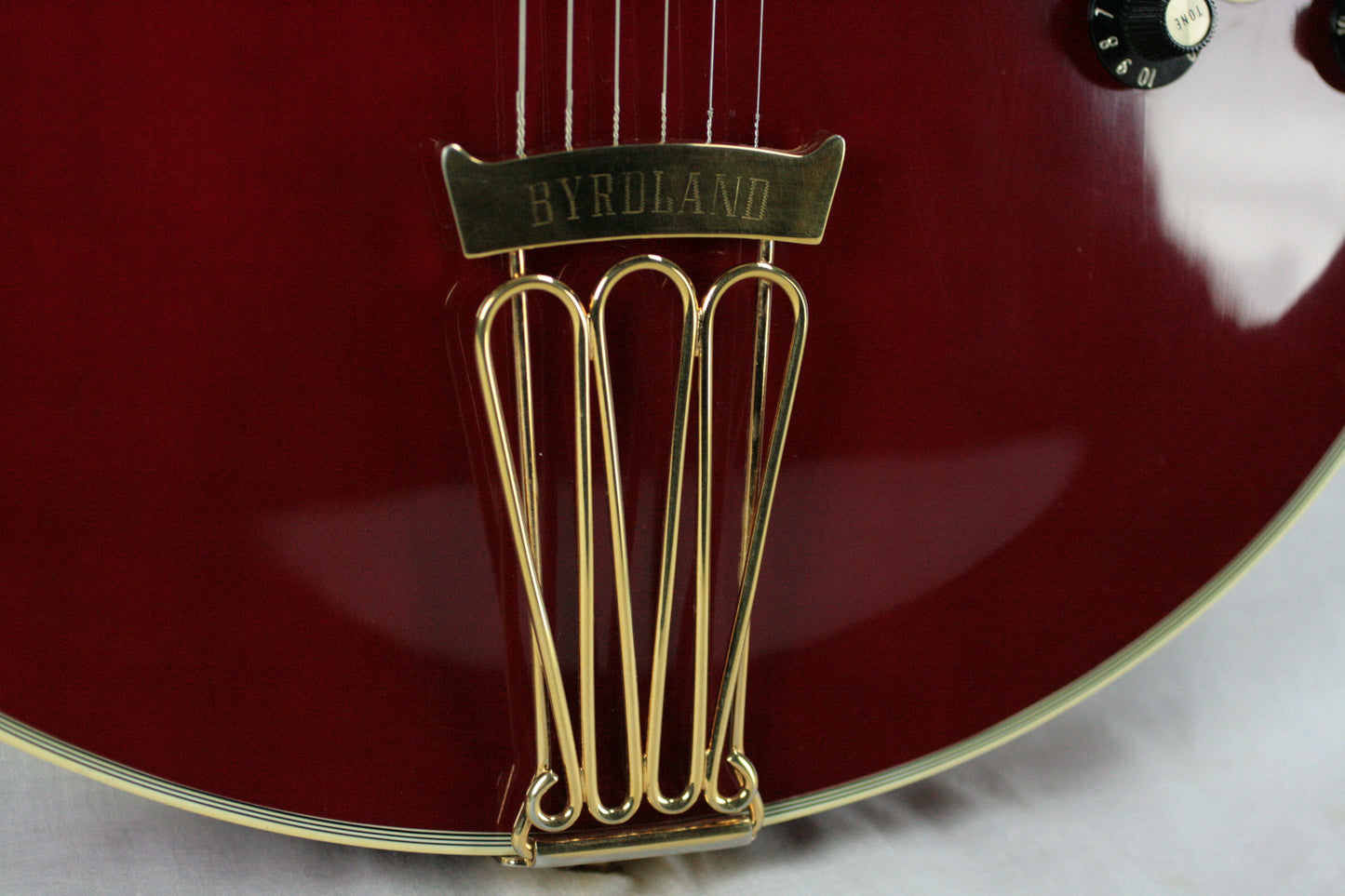INCREDIBLY RARE 1980 Gibson Byrdland w/ F5 Mandolin Headstock! CHERRY RED! es335 one off