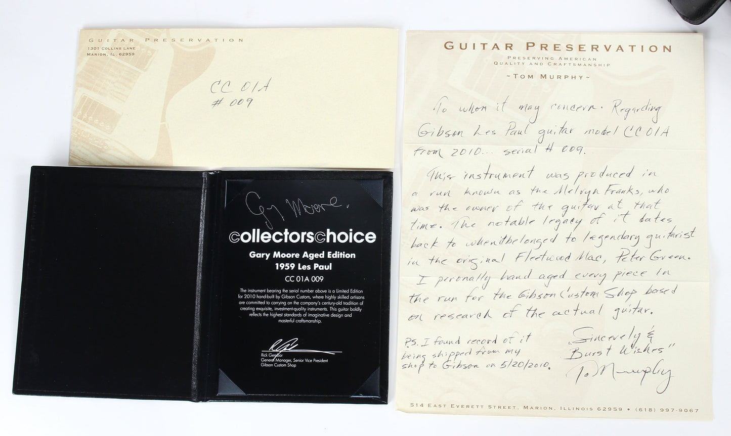 1959 Gibson CC1 GARY MOORE Les Paul GREENY Collectors Choice MURPHY AGED SIGNED Melvyn Franks CC#1A Custom Shop Reissue