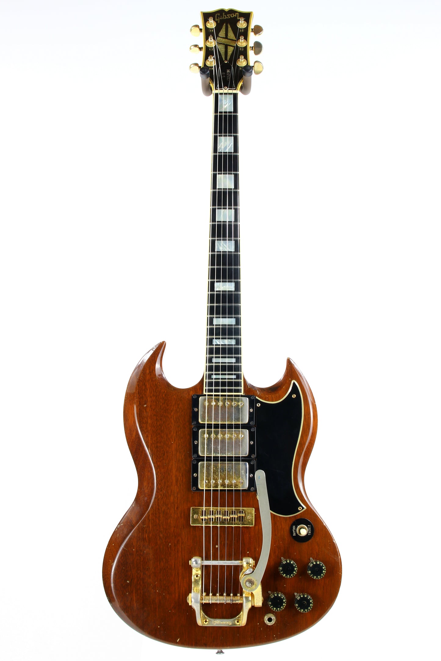 1973 Gibson SG Custom Walnut w/ Bigsby, 3 Pickups! 1970's SG Les Paul! NO BREAKS!