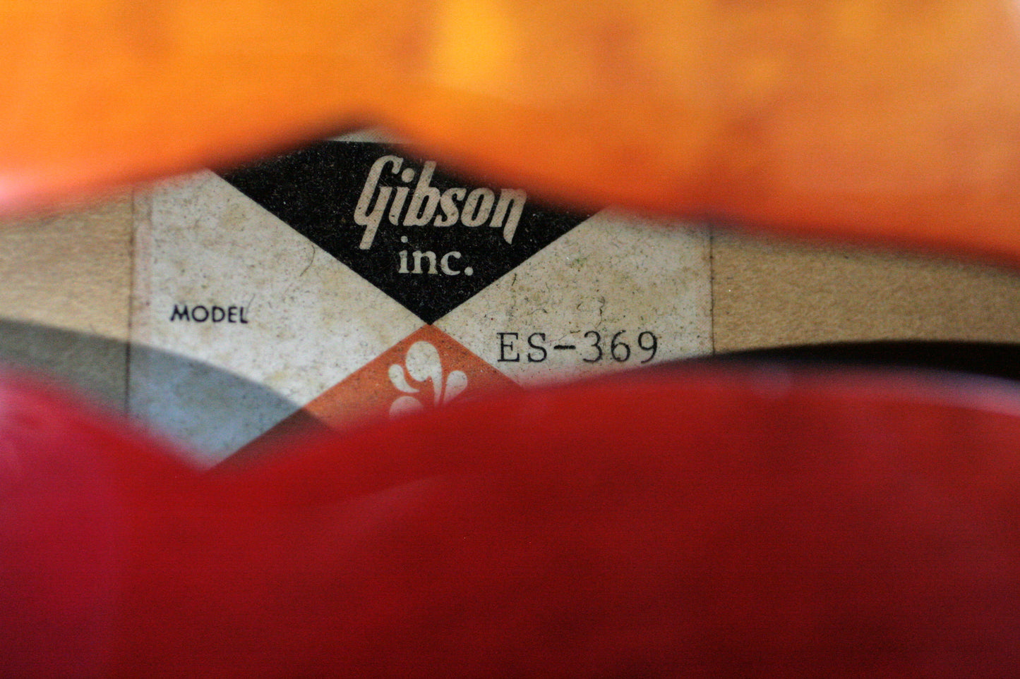 RARE 1982 Gibson ES-369 Cherry Sunburst w/ OHSC! Dirty Fingers Pickups! 335 347 355