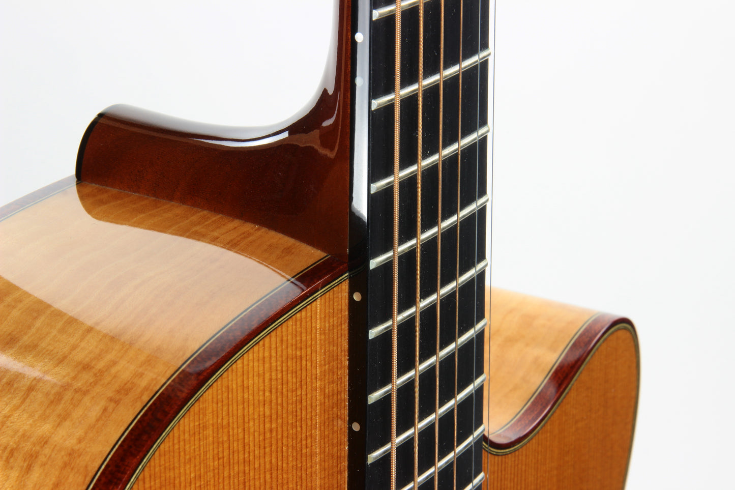 Michael Baranik SJ Steel String Acoustic Guitar CX Cedar Top/Quilted Maple - 2000