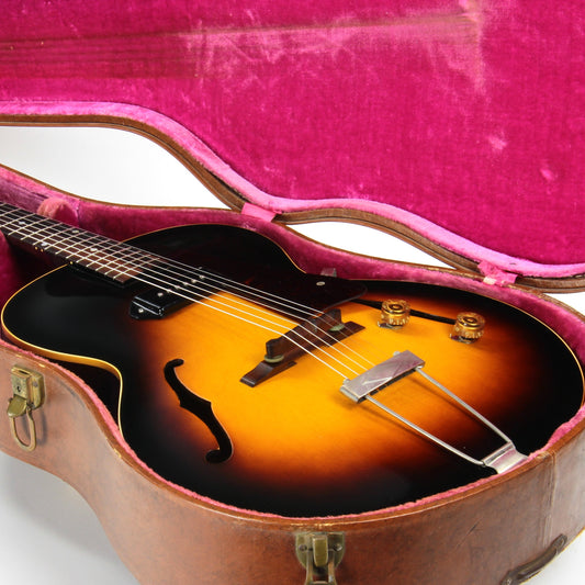 1954 Gibson ES-125 Full-Body Vintage Archtop w/ Original Lifton Hardshell Case - Sunburst, P90 Pickup