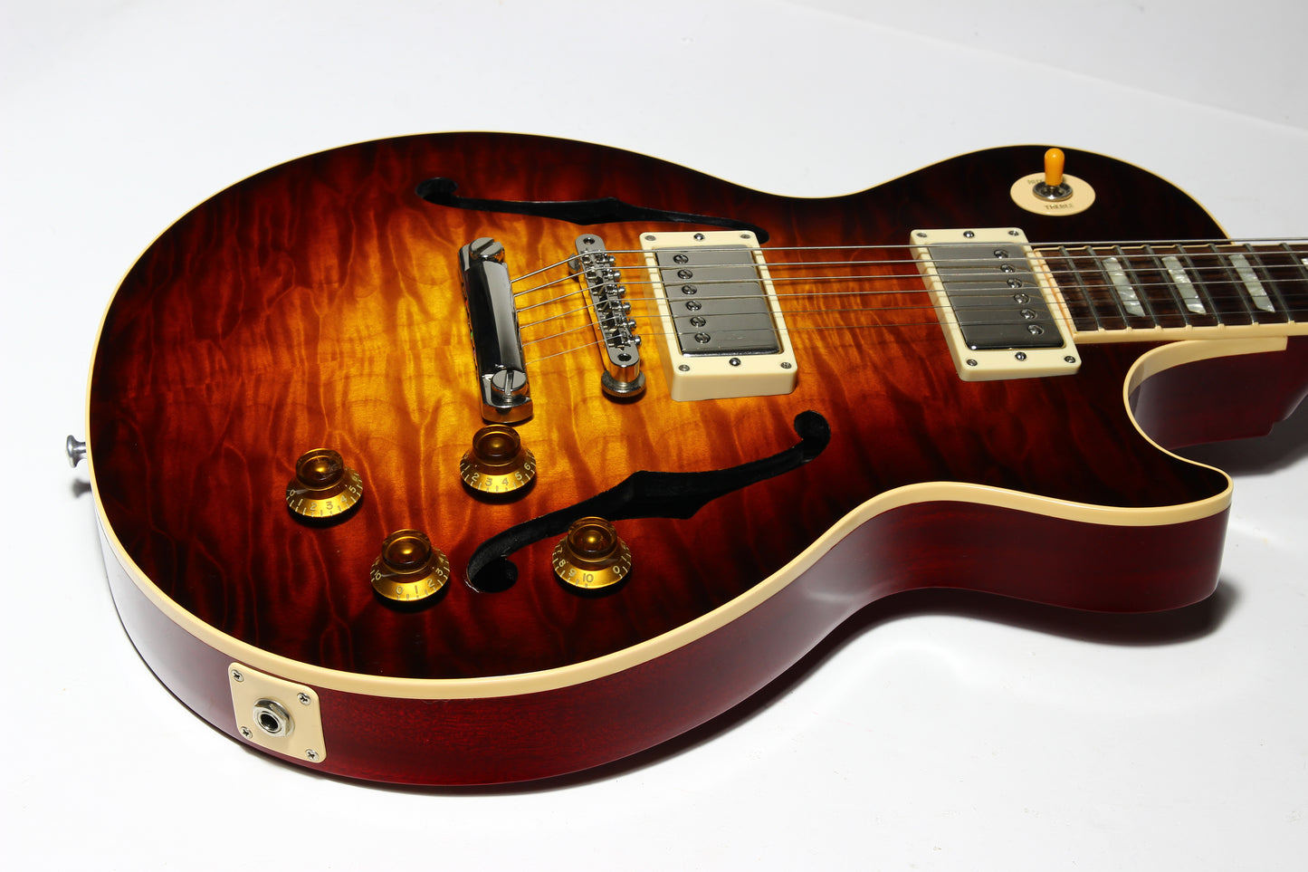 RARE 1997 Gibson Custom Shop Les Paul Florentine Standard KILLER QUILT Hollowbody ES - Yamano Special Quote 1959