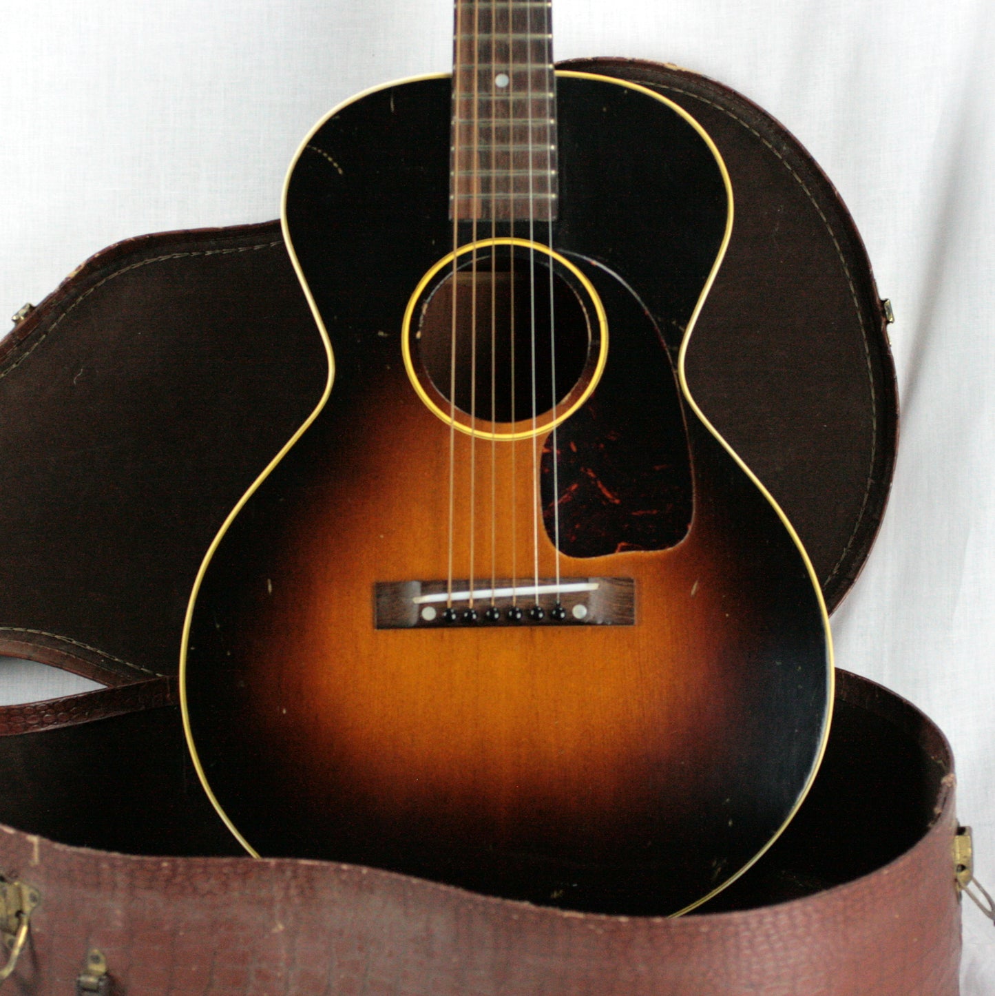 1953 Gibson LG-2 3/4 Sunburst w/ Original Case! All-Original NO CRACKS! 1 2 3