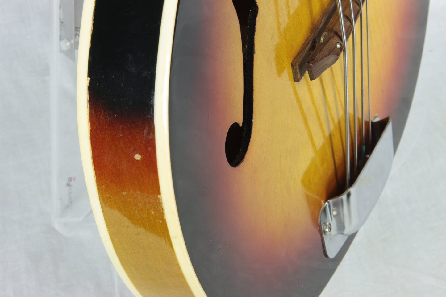1971 Harmony H22/1 Double Cutaway Electric Bass Sunburst! H-22 1960's 1970's Vintage