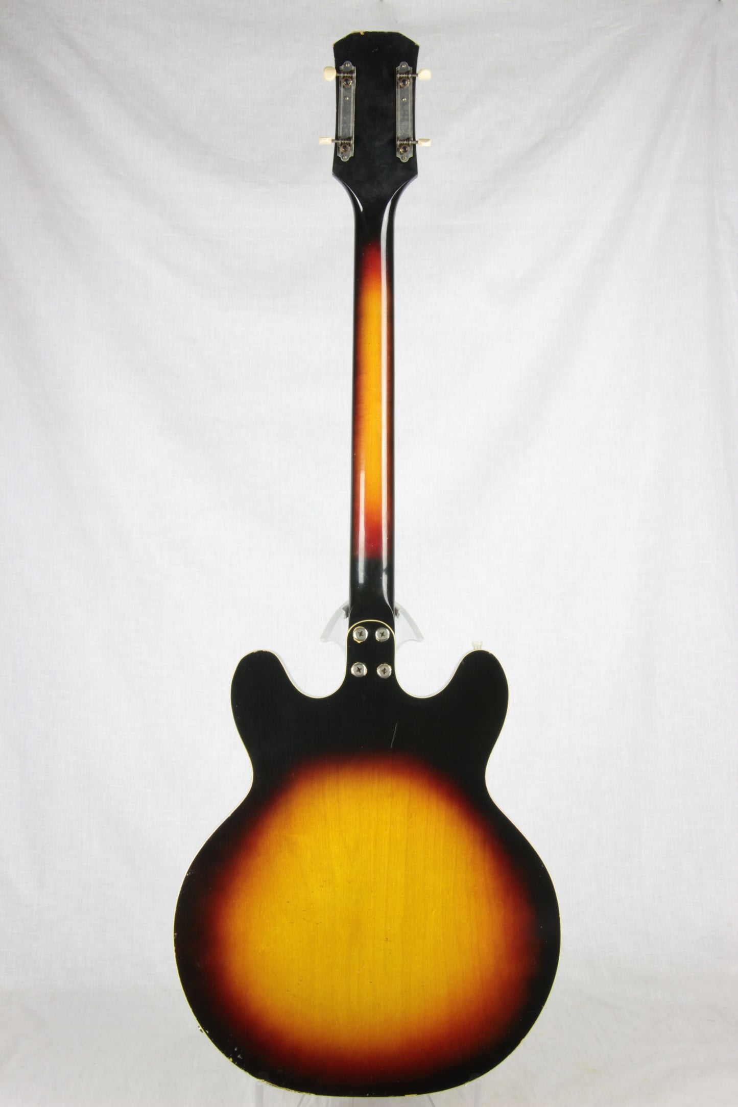 1971 Harmony H22/1 Double Cutaway Electric Bass Sunburst! H-22 1960's 1970's Vintage