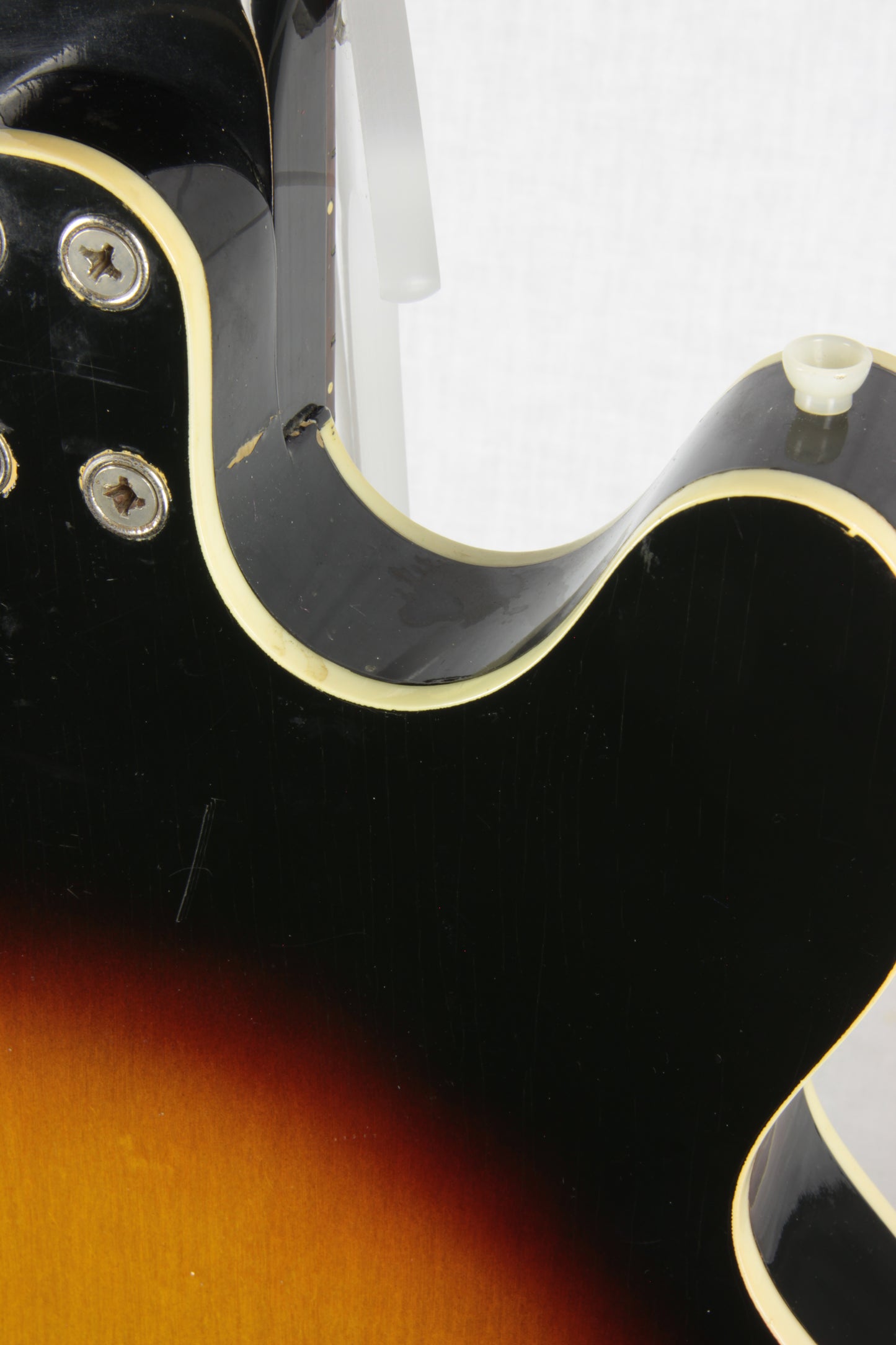1971 Harmony H22/1 Double Cutaway Electric Bass Sunburst! H-22 1960's 1970's Vintage