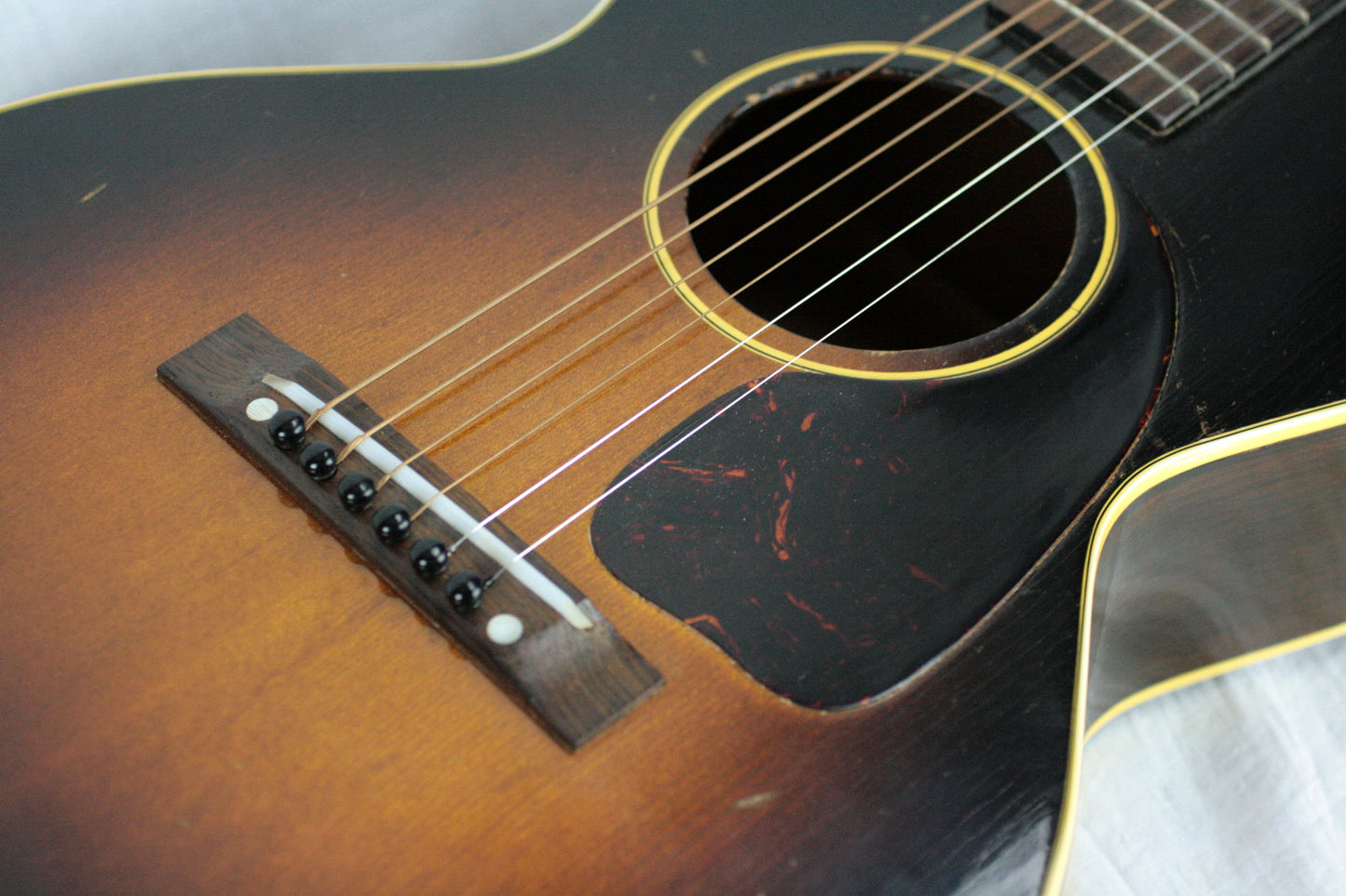 1953 Gibson LG-2 3/4 Sunburst w/ Original Case! All-Original NO CRACKS! 1 2 3