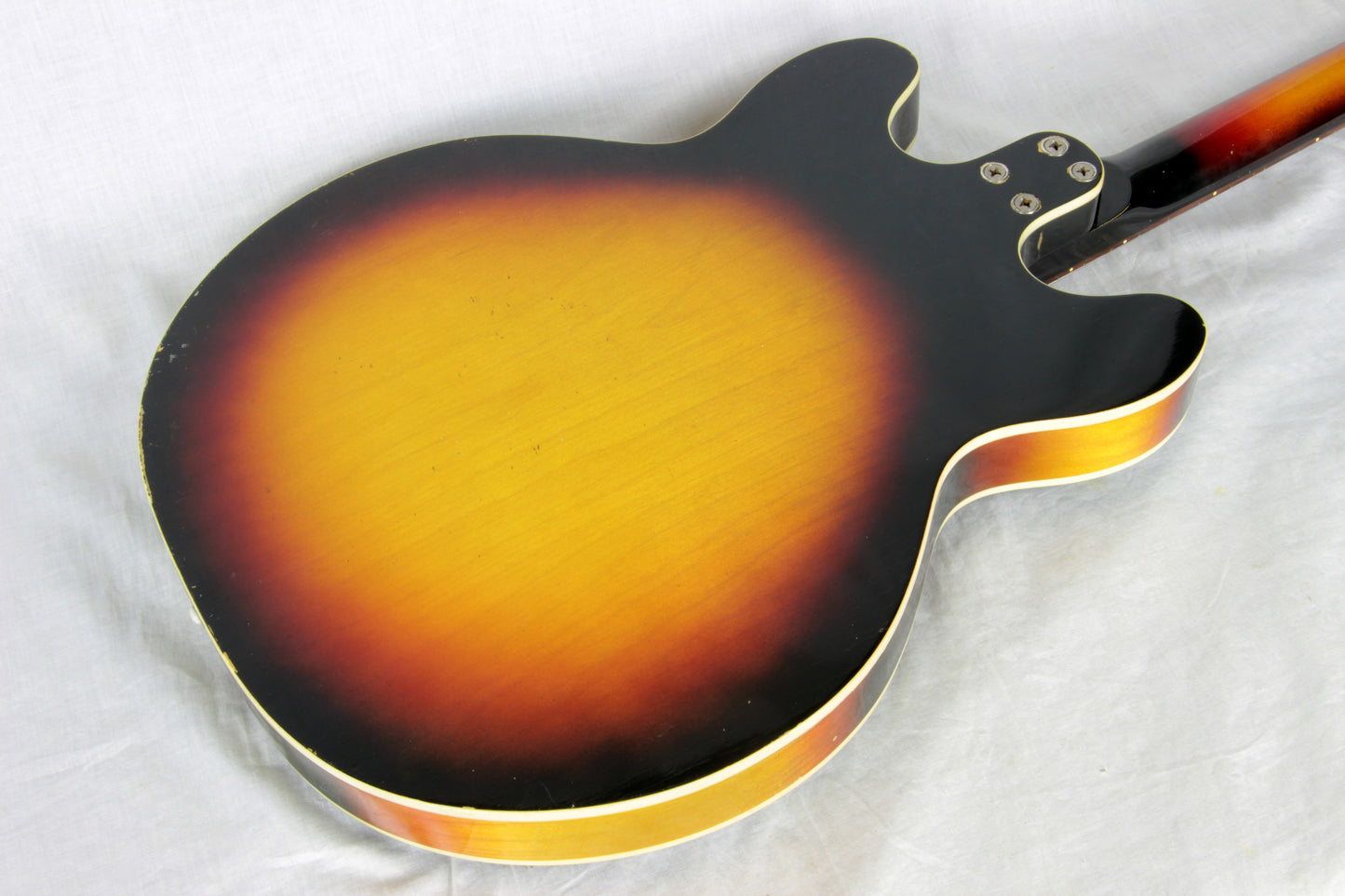 1971 Harmony H22/1 Double Cutaway Electric Bass Sunburst! H-22 1960's 1970's Vintage