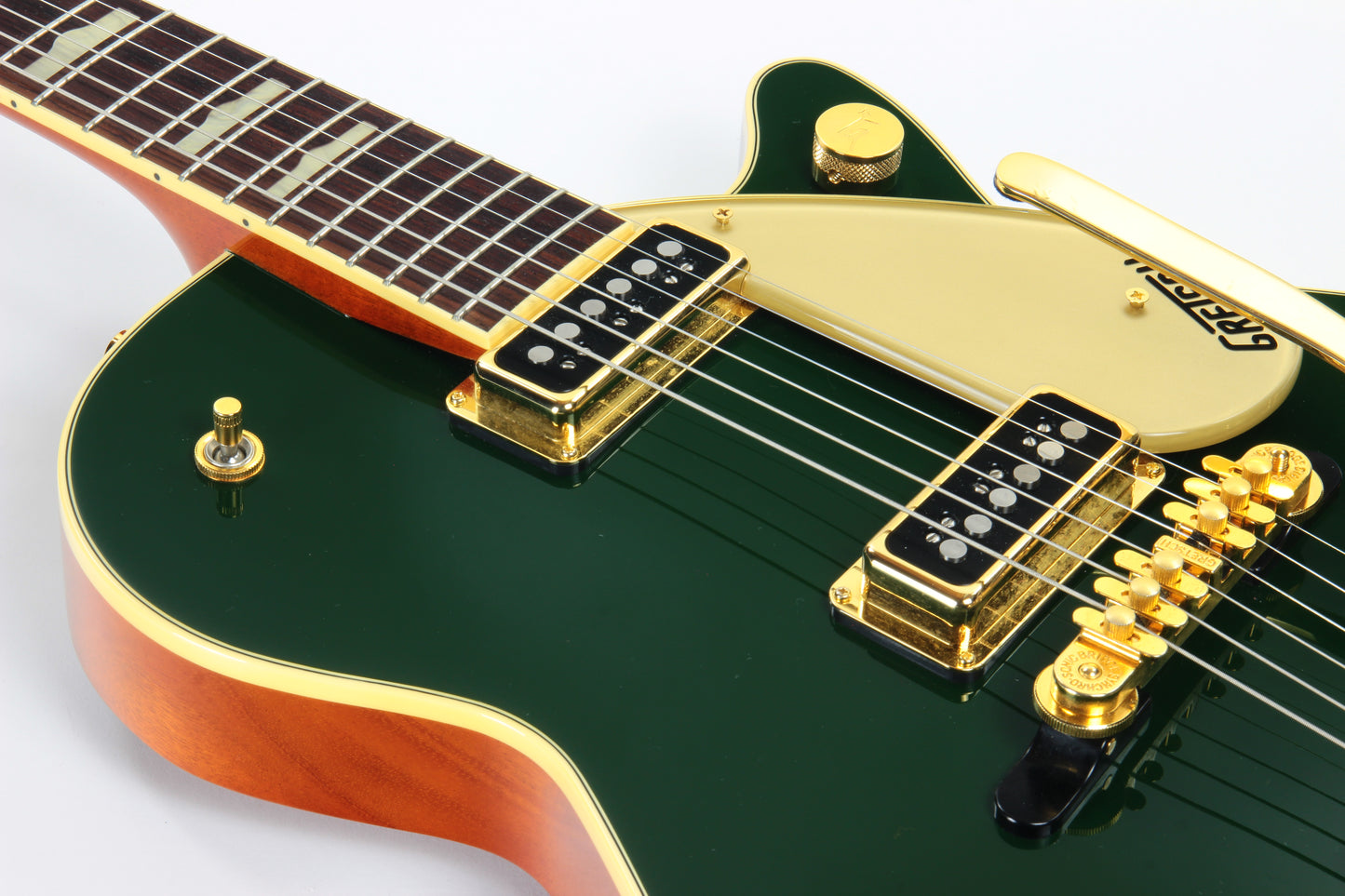 Gretsch Duo Jet G6128TCG Cadillac Green - Bigsby, Dynasonic Pickups, 6128, Made in Japan
