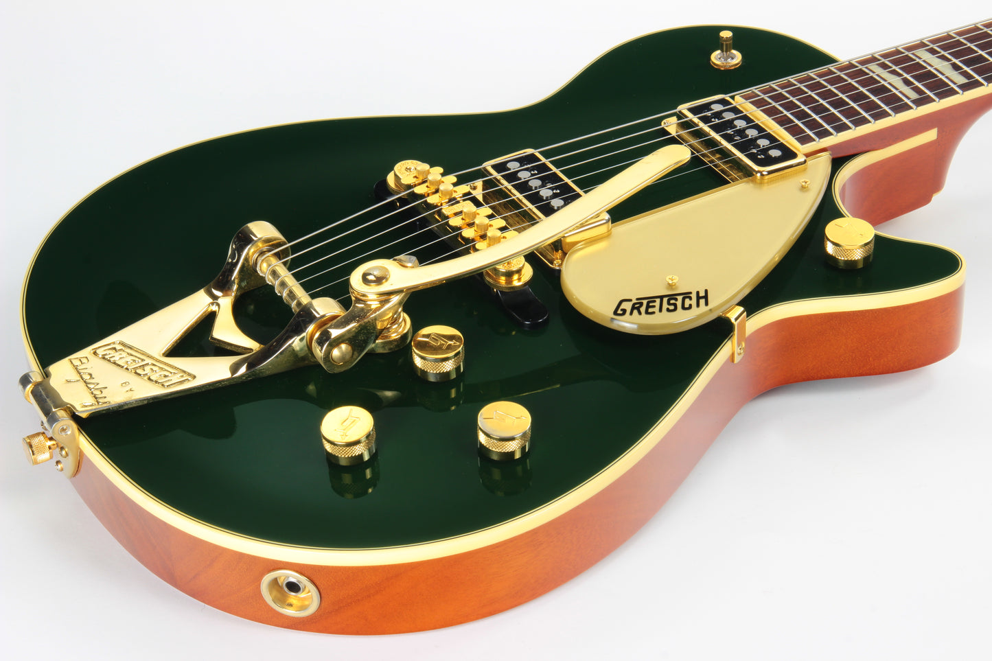 Gretsch Duo Jet G6128TCG Cadillac Green - Bigsby, Dynasonic Pickups, 6128, Made in Japan