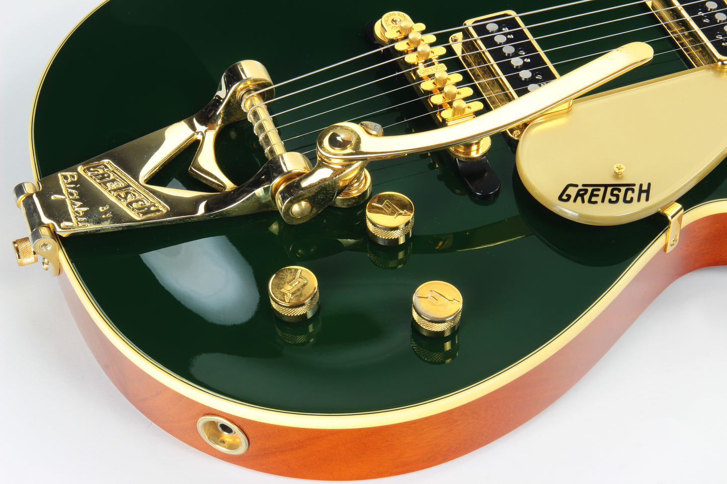 Gretsch Duo Jet G6128TCG Cadillac Green - Bigsby, Dynasonic Pickups, 6128, Made in Japan