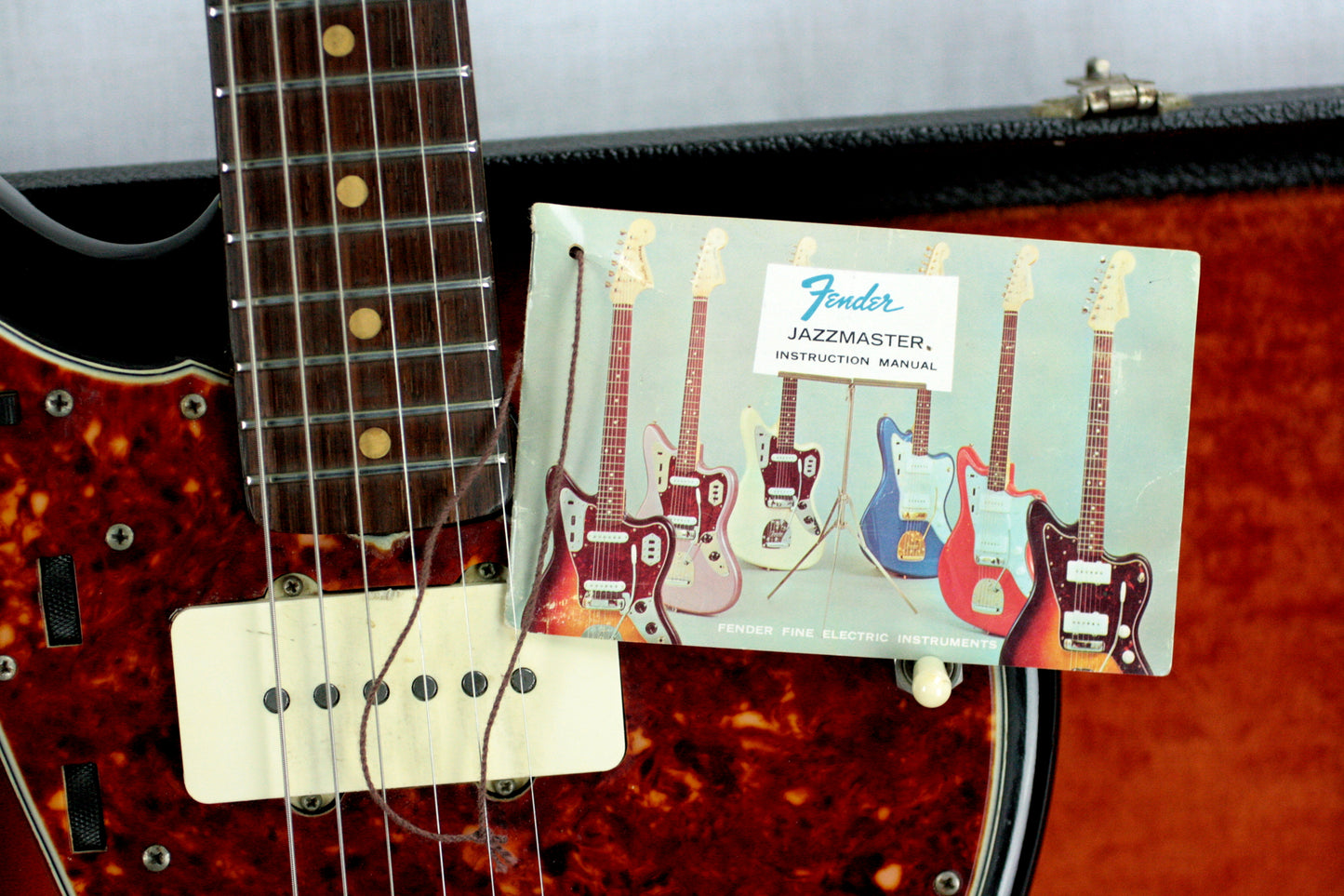1965 Fender Jazzmaster Sunburst CLAY DOTS! L-Series Offset! jaguar stratocaster scale Pre-CBS