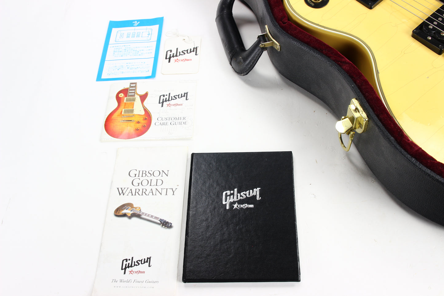 2008 Gibson Custom Shop 70's Les Paul Custom AGED - White, Black Stinger, Limited Edition, '74 Randy Rhoads/Steve Jones