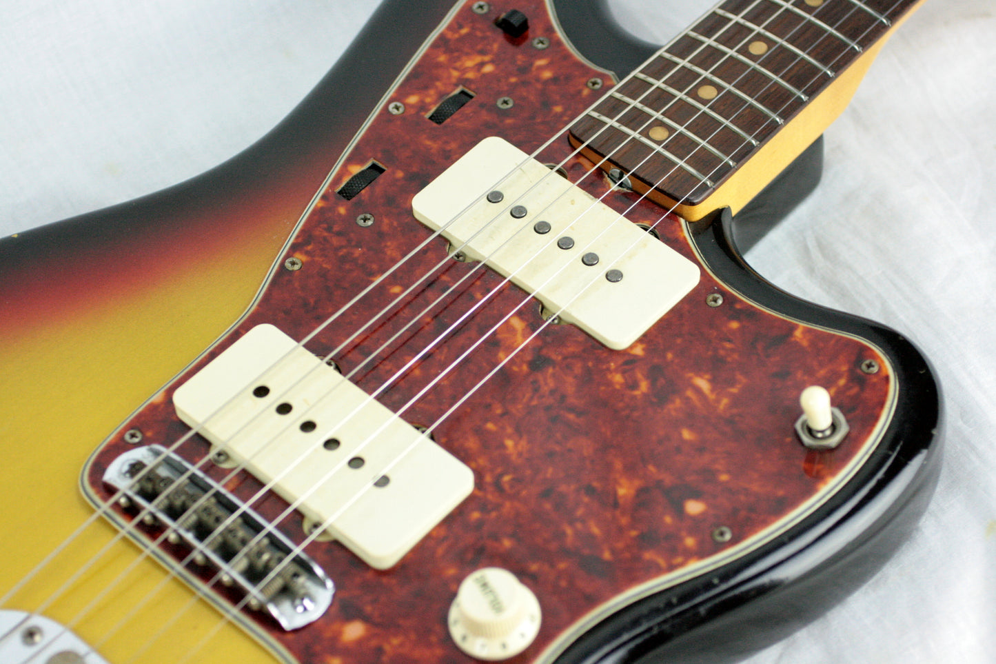 1965 Fender Jazzmaster Sunburst CLAY DOTS! L-Series Offset! jaguar stratocaster scale Pre-CBS