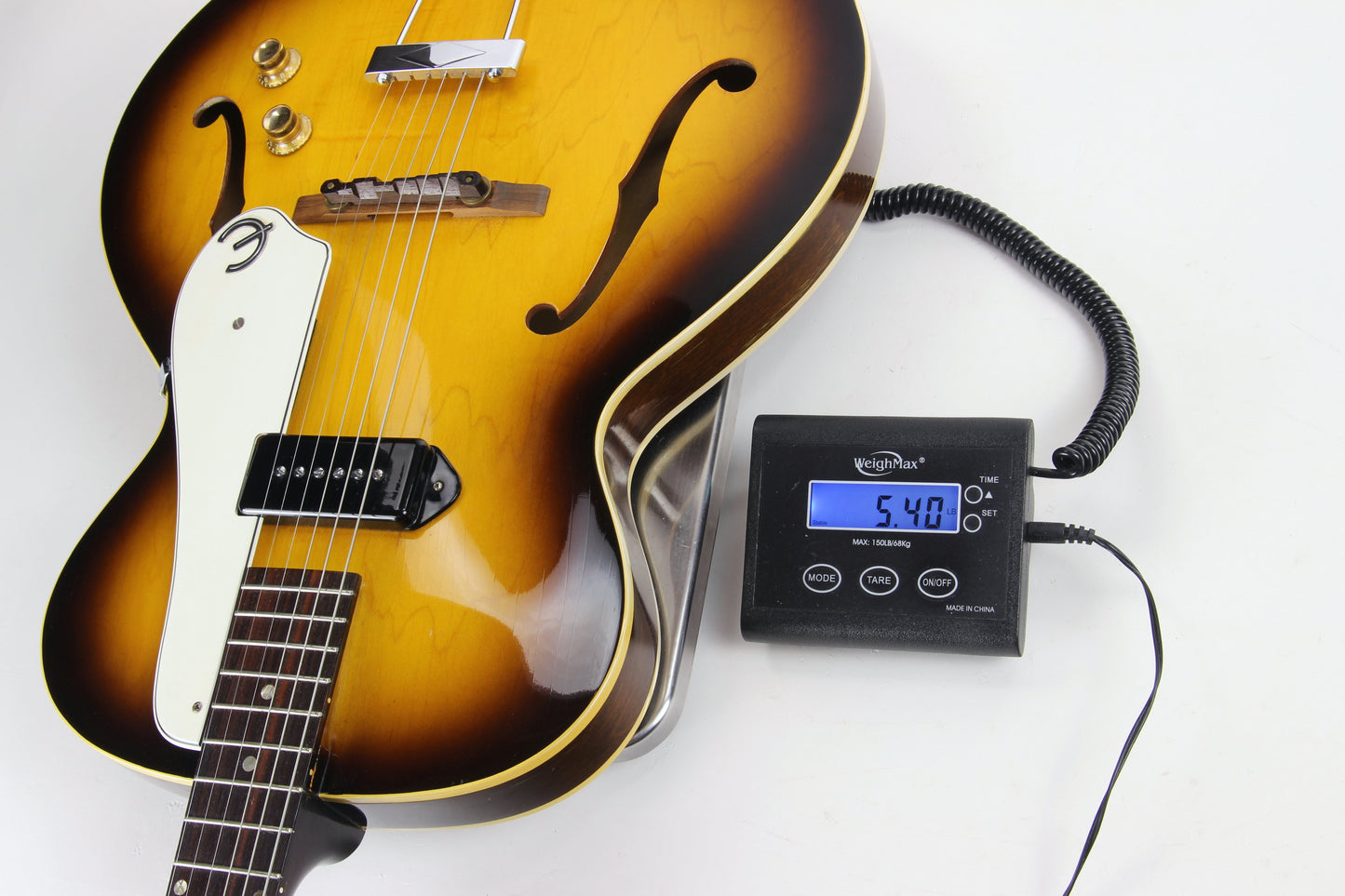 1966 Epiphone Century E422T Sunburst P90 Pickup! James Bay vintage gibson es-125t