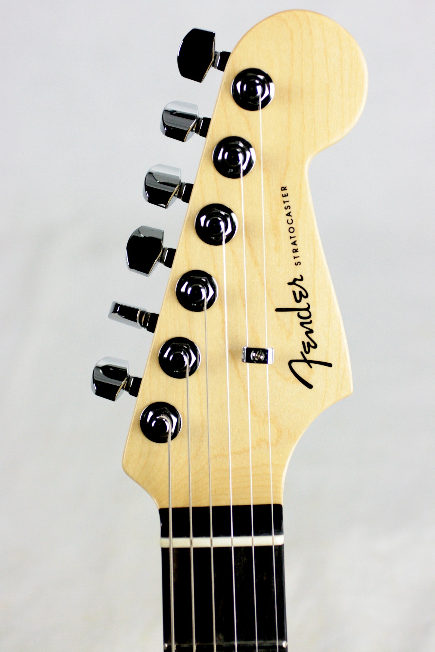 2018 Fender American Elite Stratocaster HSS EBONY Shawbucker Satin Ice Blue Metallic USA Strat