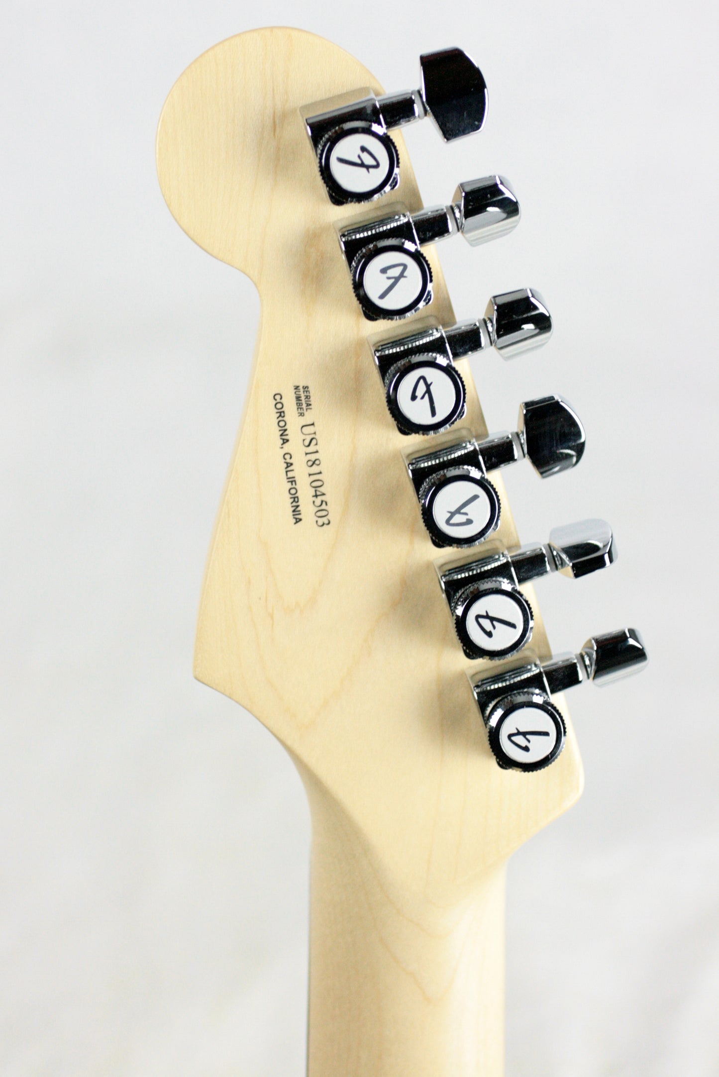 2018 Fender American Elite Stratocaster HSS EBONY Shawbucker Satin Ice Blue Metallic USA Strat