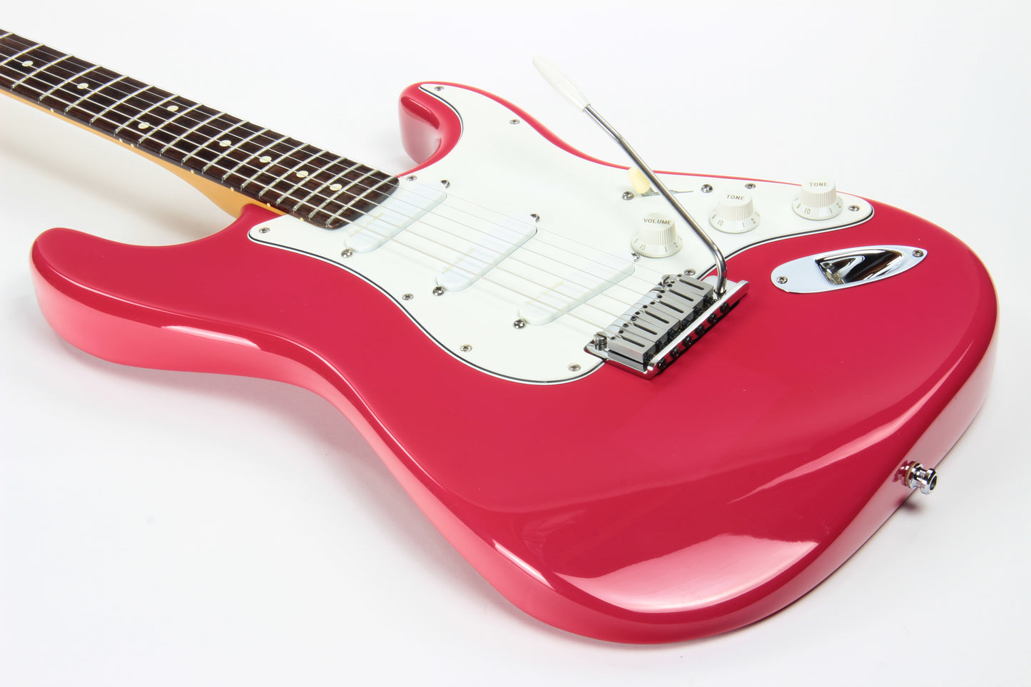 1988 Fender American Stratocaster Strat Plus Razz Berry USA - Rare Color - ala John Mayer