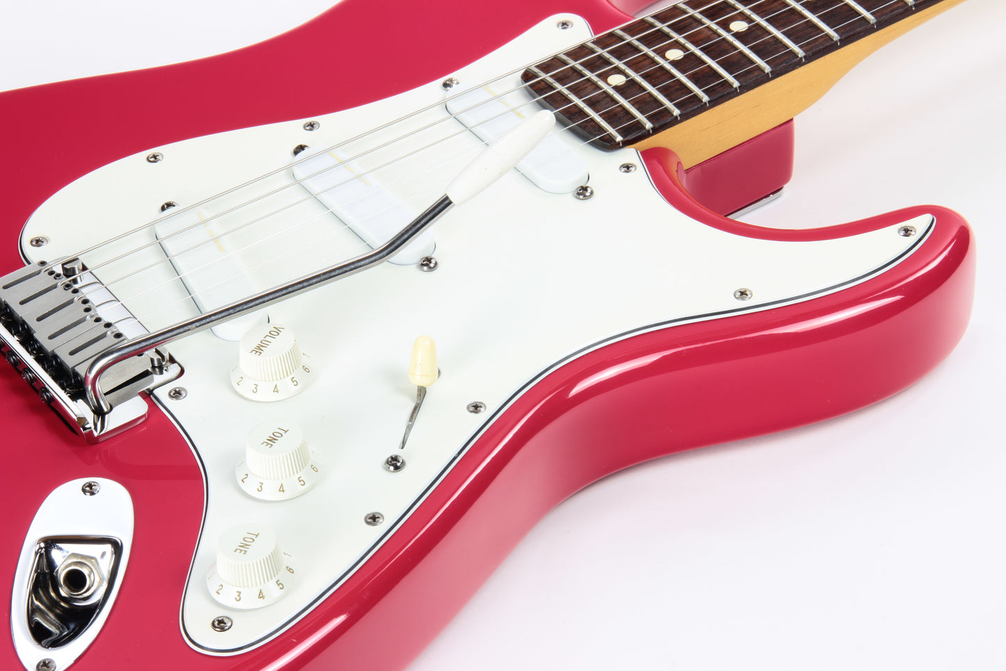 1988 Fender American Stratocaster Strat Plus Razz Berry USA - Rare Color - ala John Mayer