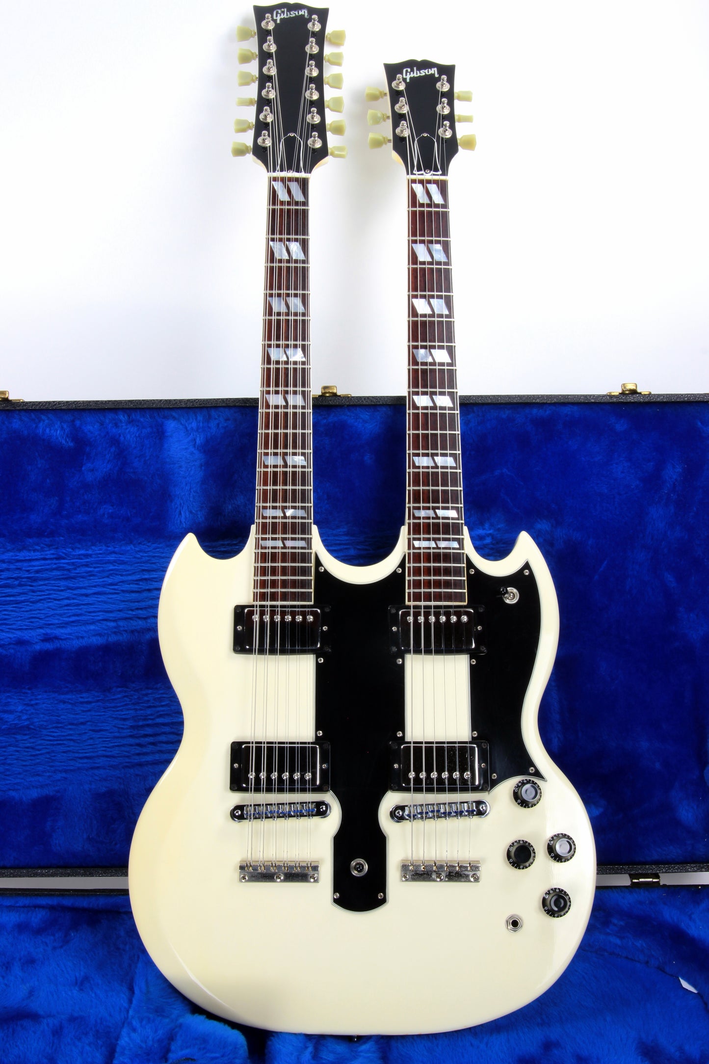 1987 Gibson EDS-1275 Doubleneck SG Alpine White 6/12 - Don Felder Alex Lifeson Vibes