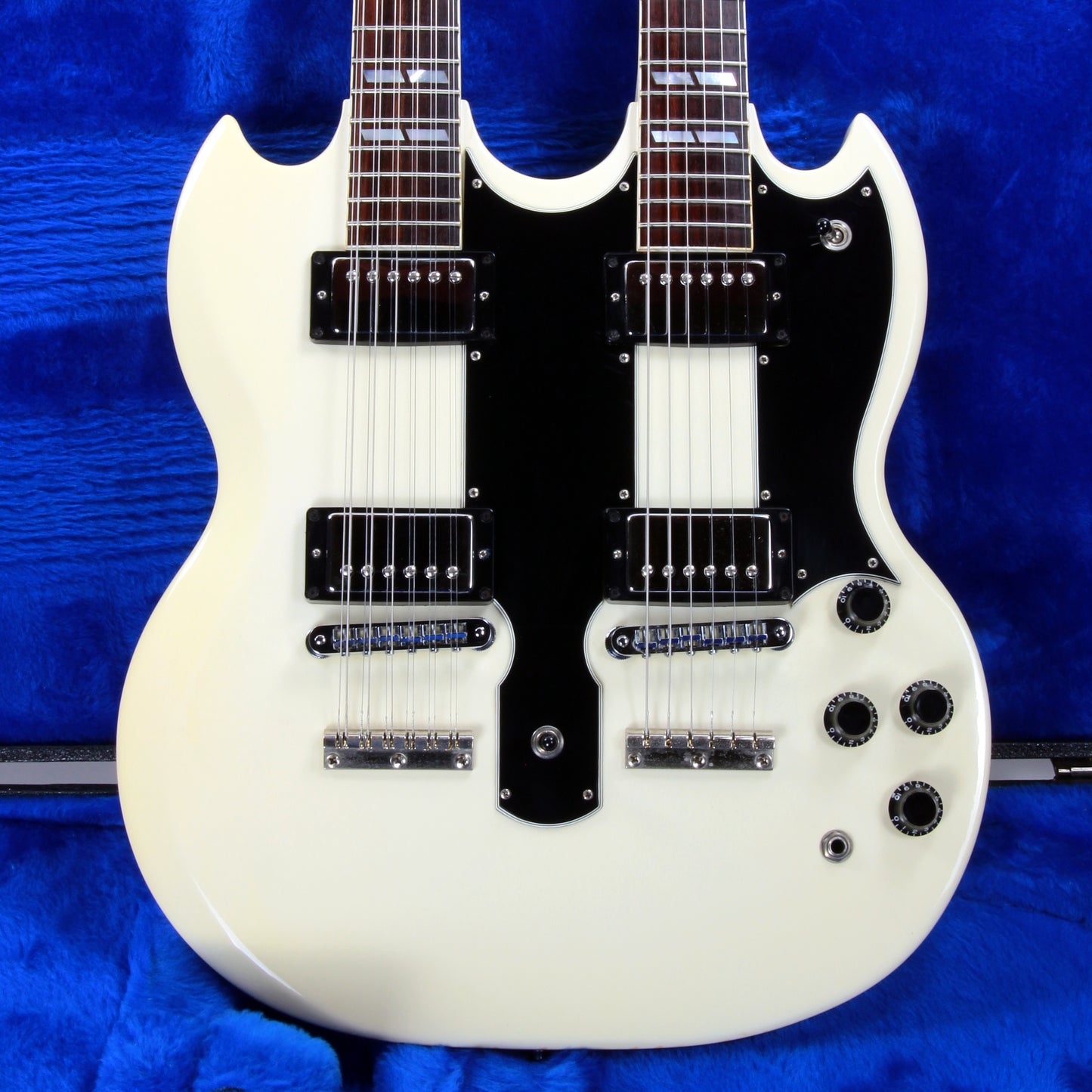 1987 Gibson EDS-1275 Doubleneck SG Alpine White 6/12 - Don Felder Alex Lifeson Vibes
