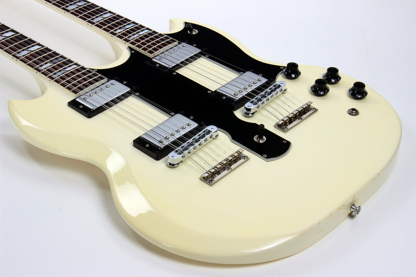 1987 Gibson EDS-1275 Doubleneck SG Alpine White 6/12 - Don Felder Alex Lifeson Vibes