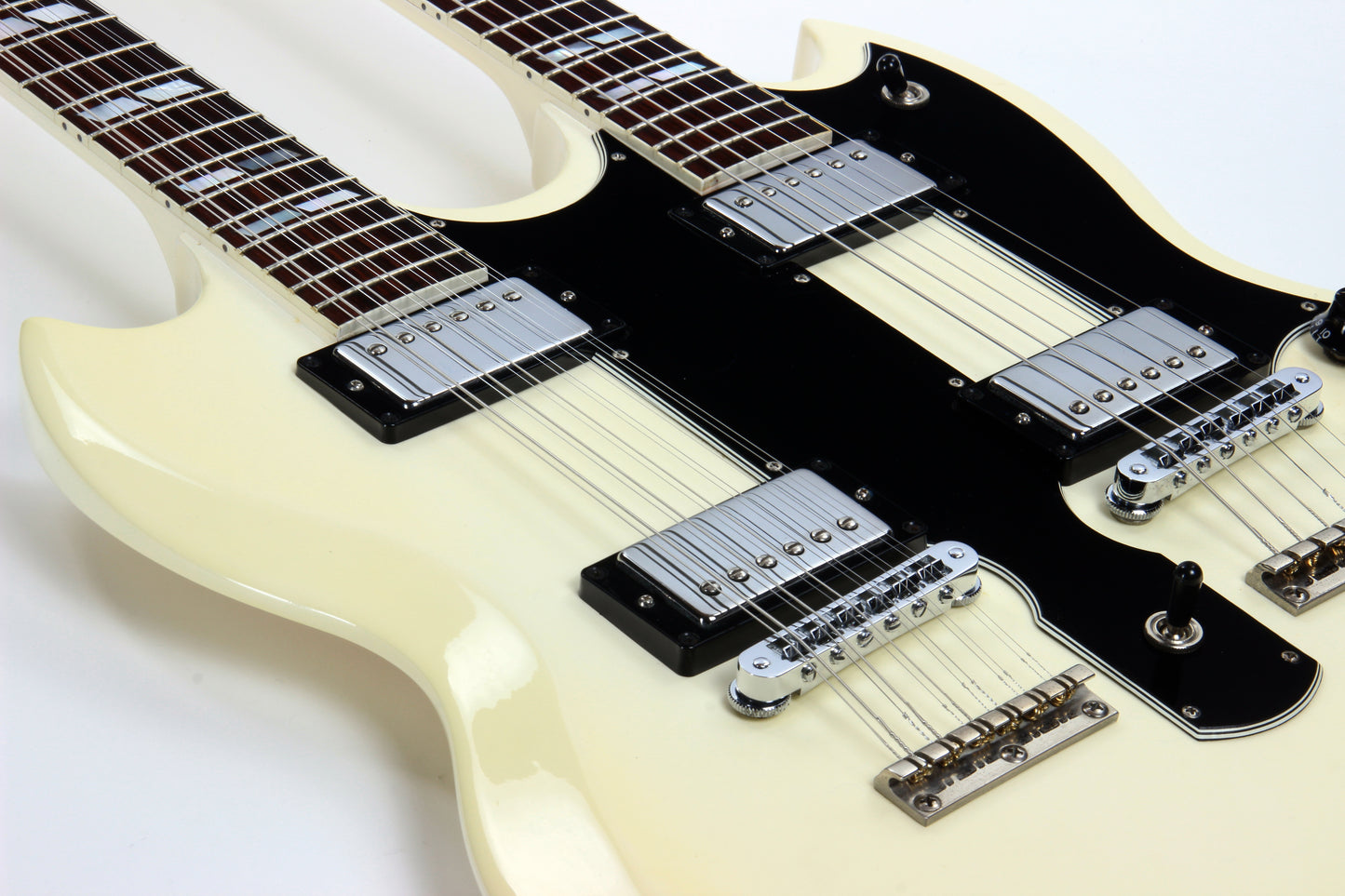 1987 Gibson EDS-1275 Doubleneck SG Alpine White 6/12 - Don Felder Alex Lifeson Vibes