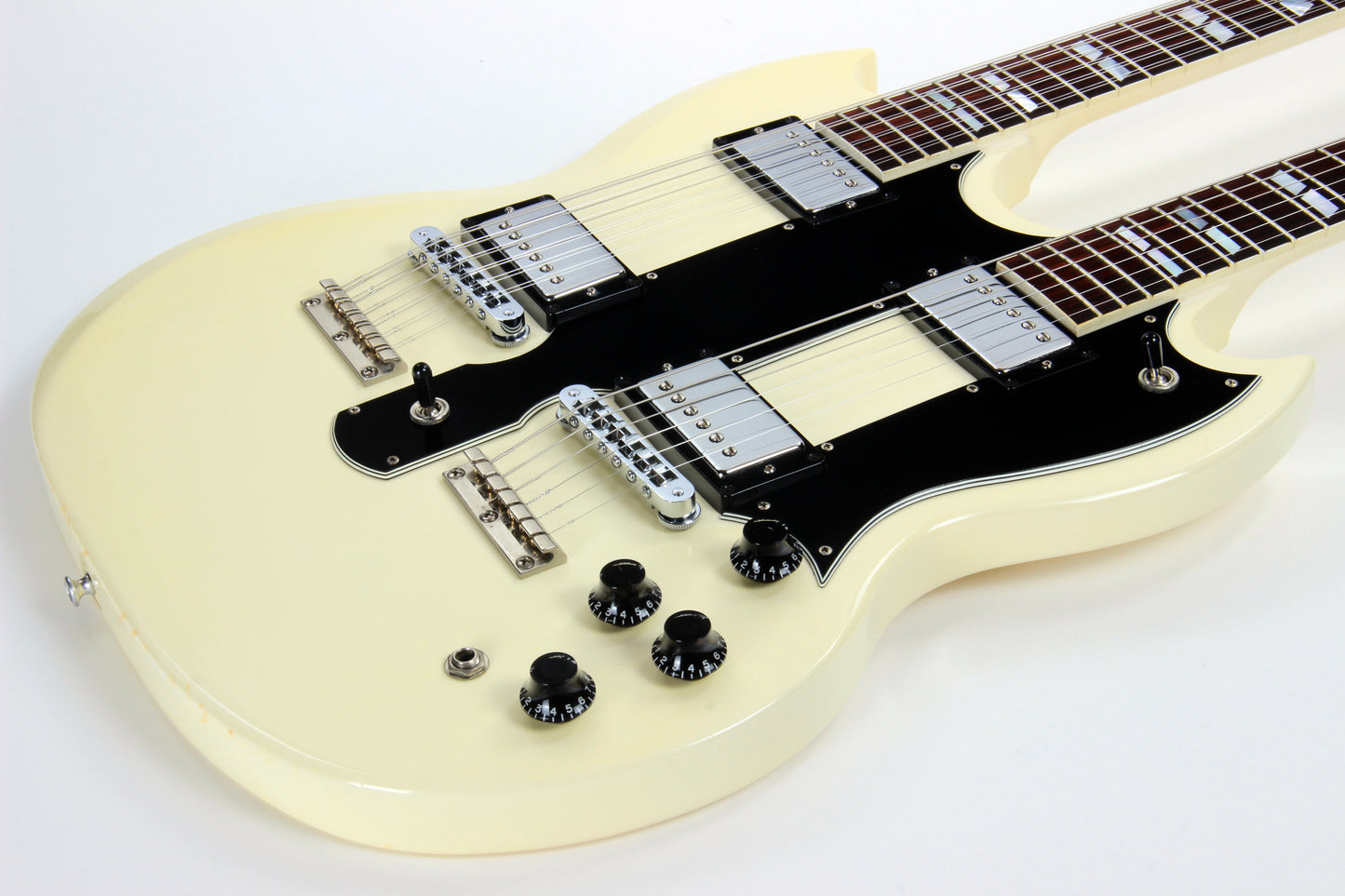 1987 Gibson EDS-1275 Doubleneck SG Alpine White 6/12 - Don Felder Alex Lifeson Vibes