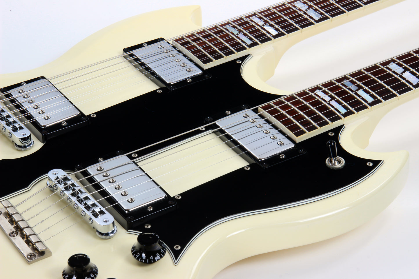 1987 Gibson EDS-1275 Doubleneck SG Alpine White 6/12 - Don Felder Alex Lifeson Vibes