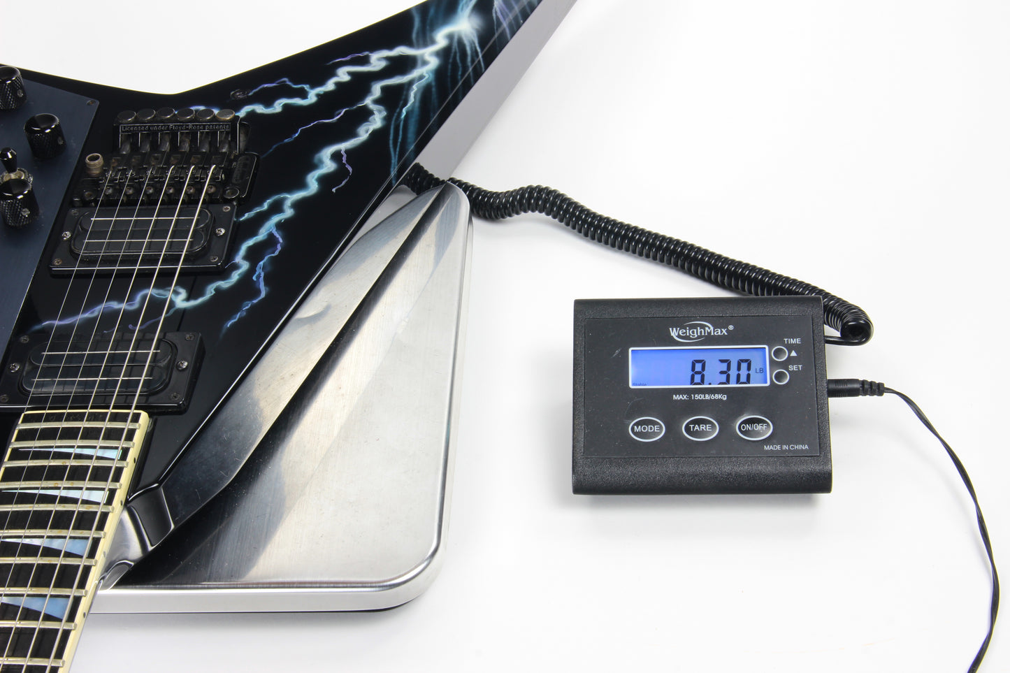 1993 Jackson USA RR1 Randy Rhoads Custom Lightning Sky - Floyd Rose - Bill Lawrence L500 Pickups