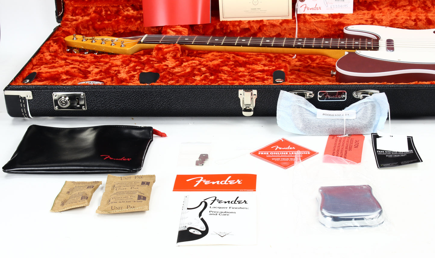 2022 Fender American Original 60's Telecaster Custom Burgundy Mist Metallic