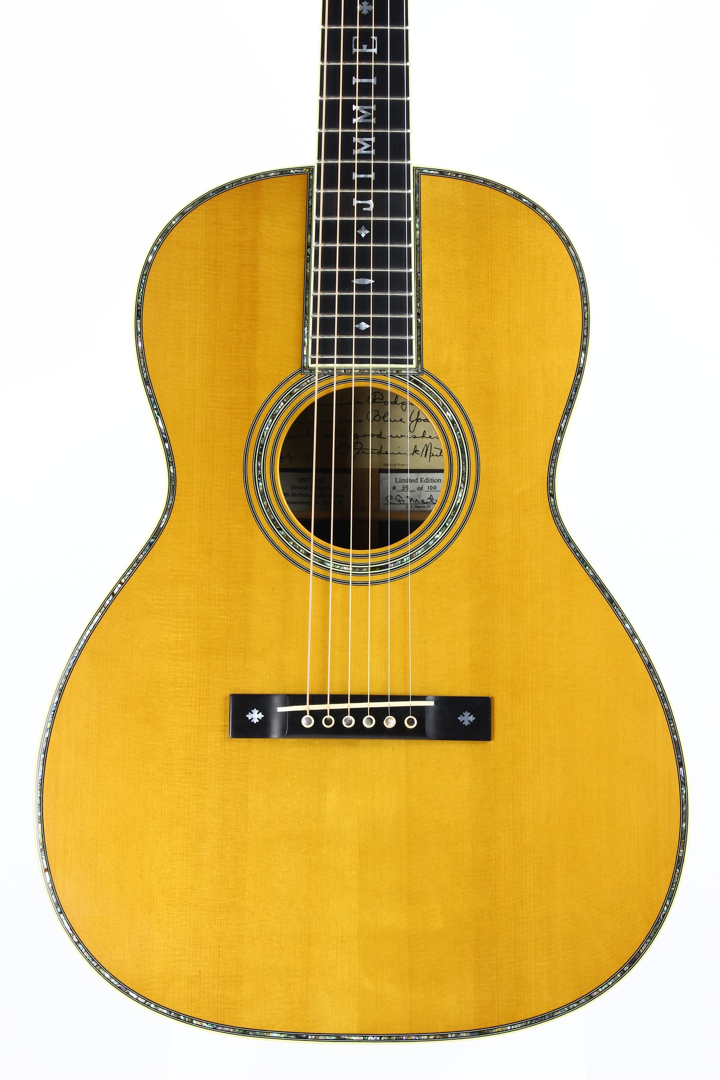 1997 Martin 000-45 Jimmie Rodgers THANKS Brazilian Rosewood - Blue Yodel Model, Adirondack Spruce d45