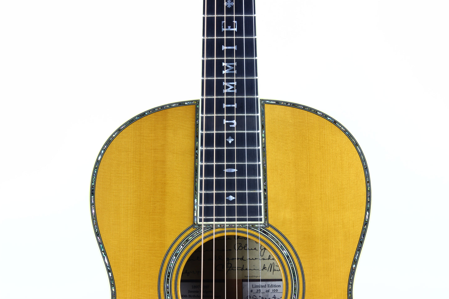 1997 Martin 000-45 Jimmie Rodgers THANKS Brazilian Rosewood - Blue Yodel Model, Adirondack Spruce d45