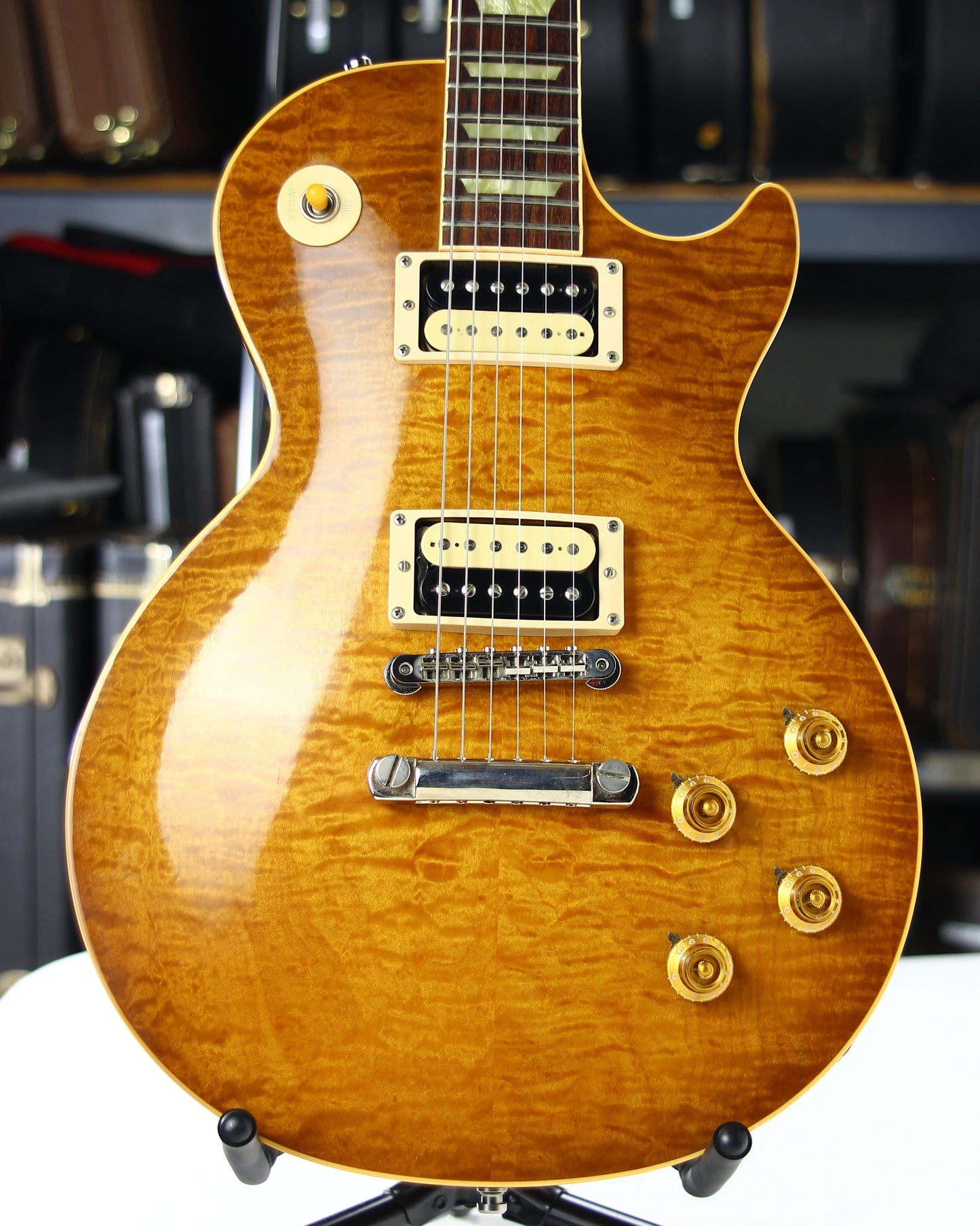1995 Gibson Les Paul CLASSIC PREMIUM PLUS Honeyburst KILLER Flametop! 1990's standard