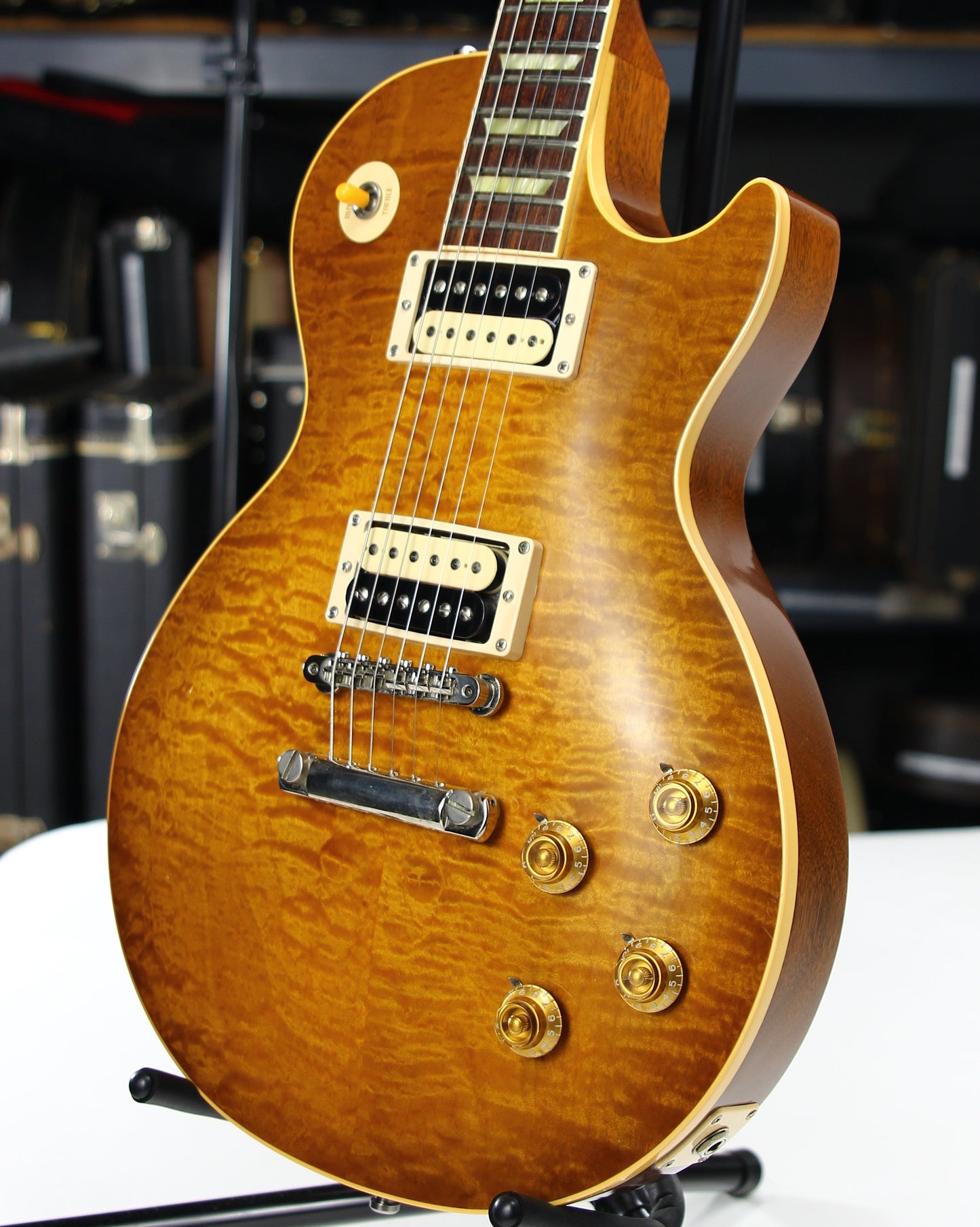 1995 Gibson Les Paul CLASSIC PREMIUM PLUS Honeyburst KILLER Flametop! 1990's standard