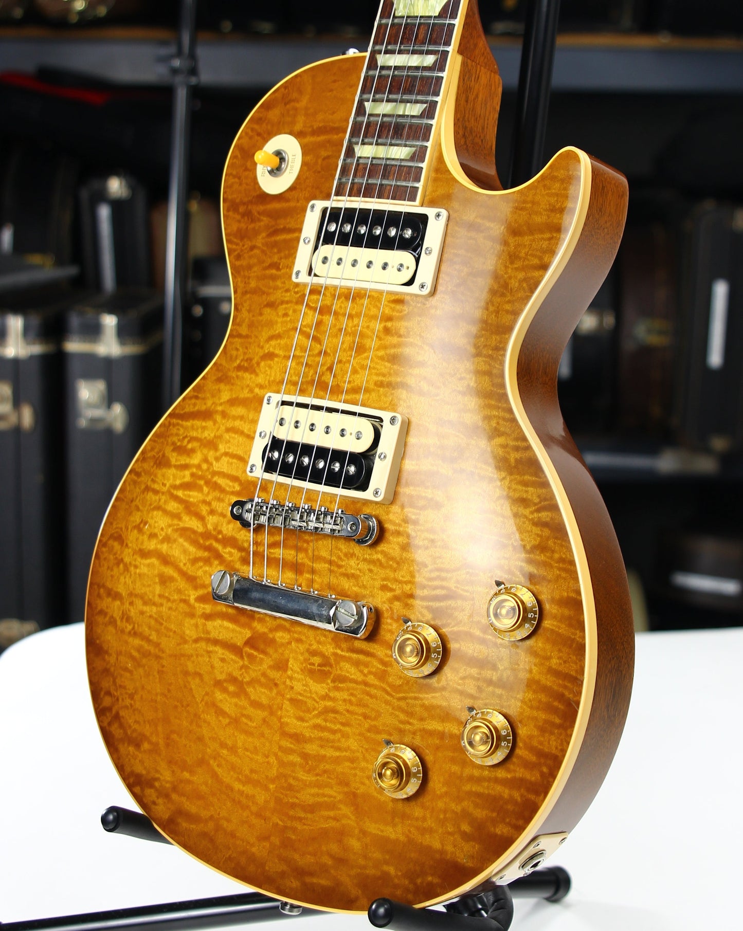 1995 Gibson Les Paul CLASSIC PREMIUM PLUS Honeyburst KILLER Flametop! 1990's standard
