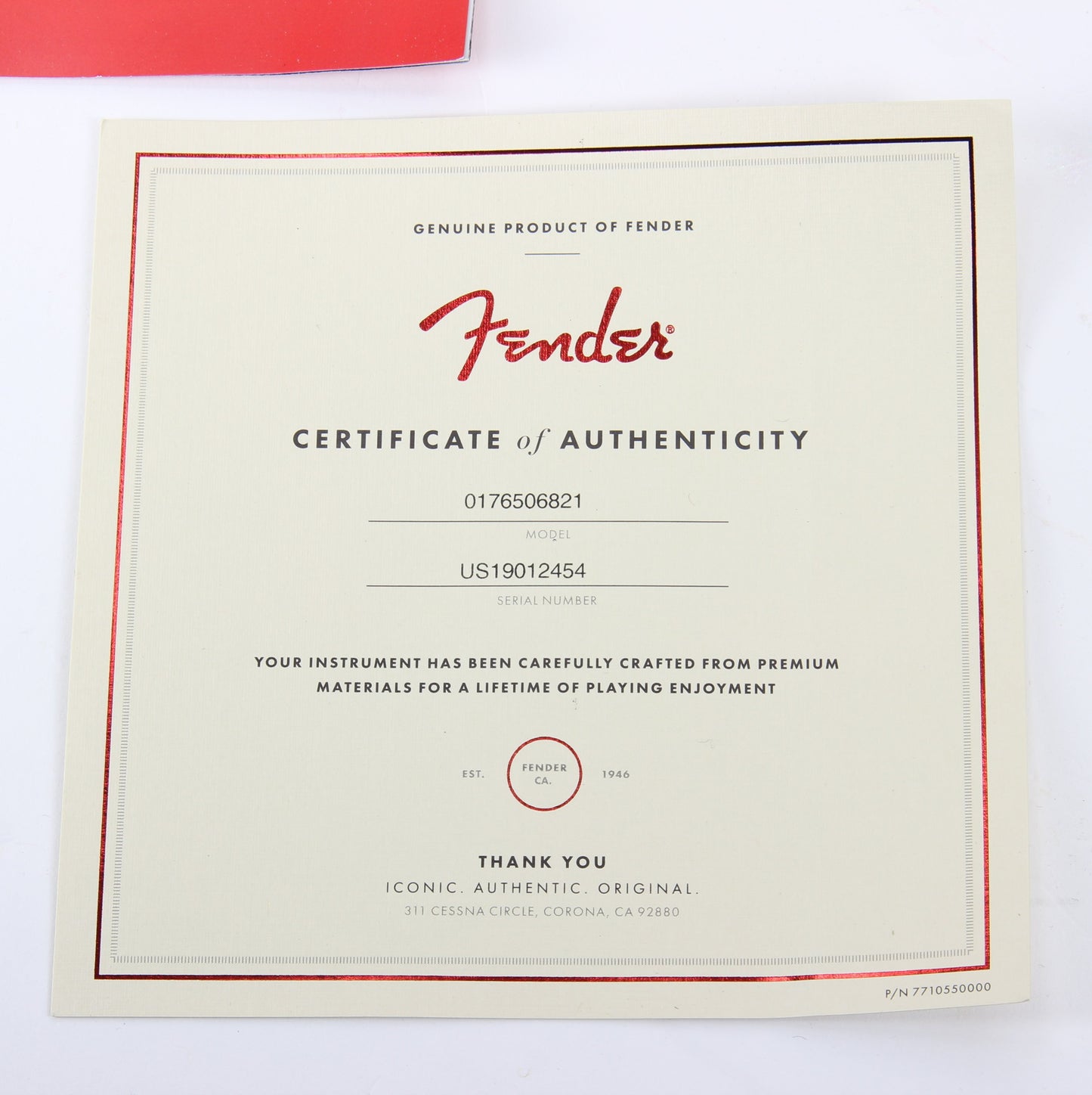 2019 Fender USA Rarities Quilt Top Red Mahogany Telecaster American Tele Limited Edition --Custom Shop Pickups