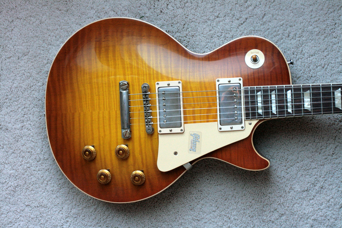 2019 Gibson 1959 Les Paul 60TH ANNIVERSARY Historic Reissue R9 59 Custom Shop Sunrise Tea Burst