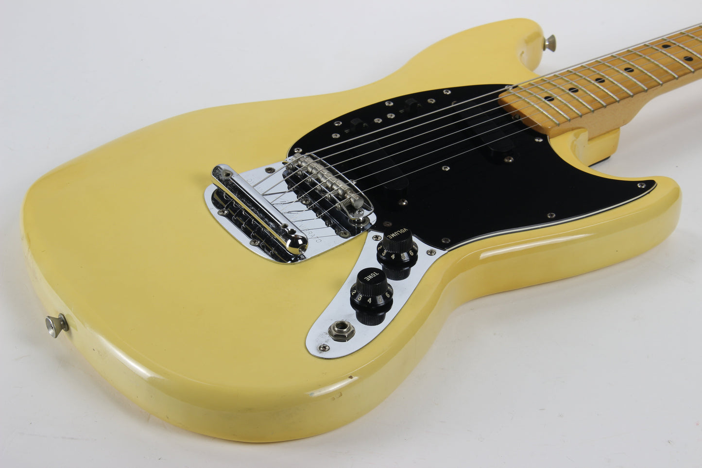 1978 Fender Mustang Olympic White w/ Original Case - Offset Body, Kurt Cobain-type!