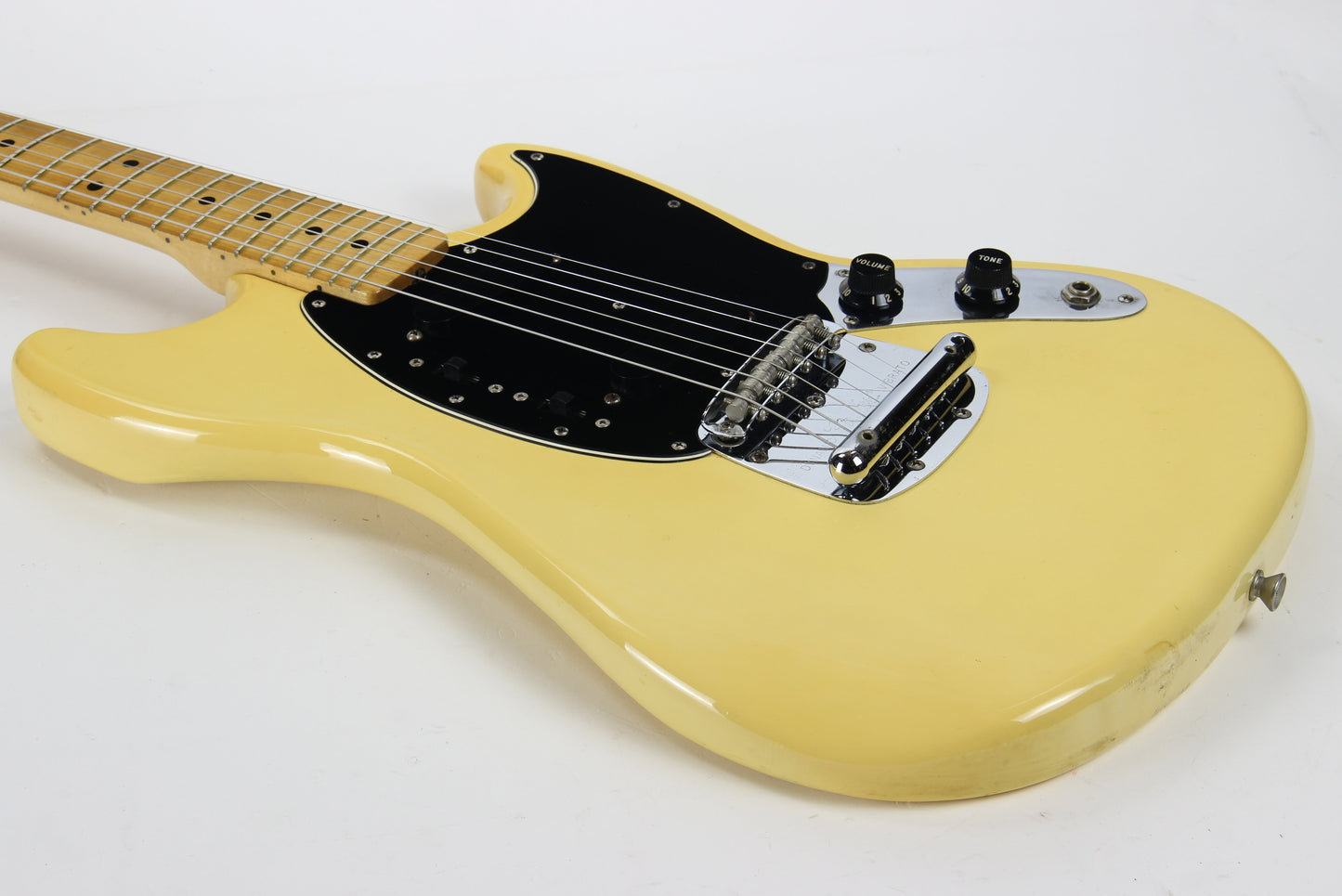 1978 Fender Mustang Olympic White w/ Original Case - Offset Body, Kurt Cobain-type!