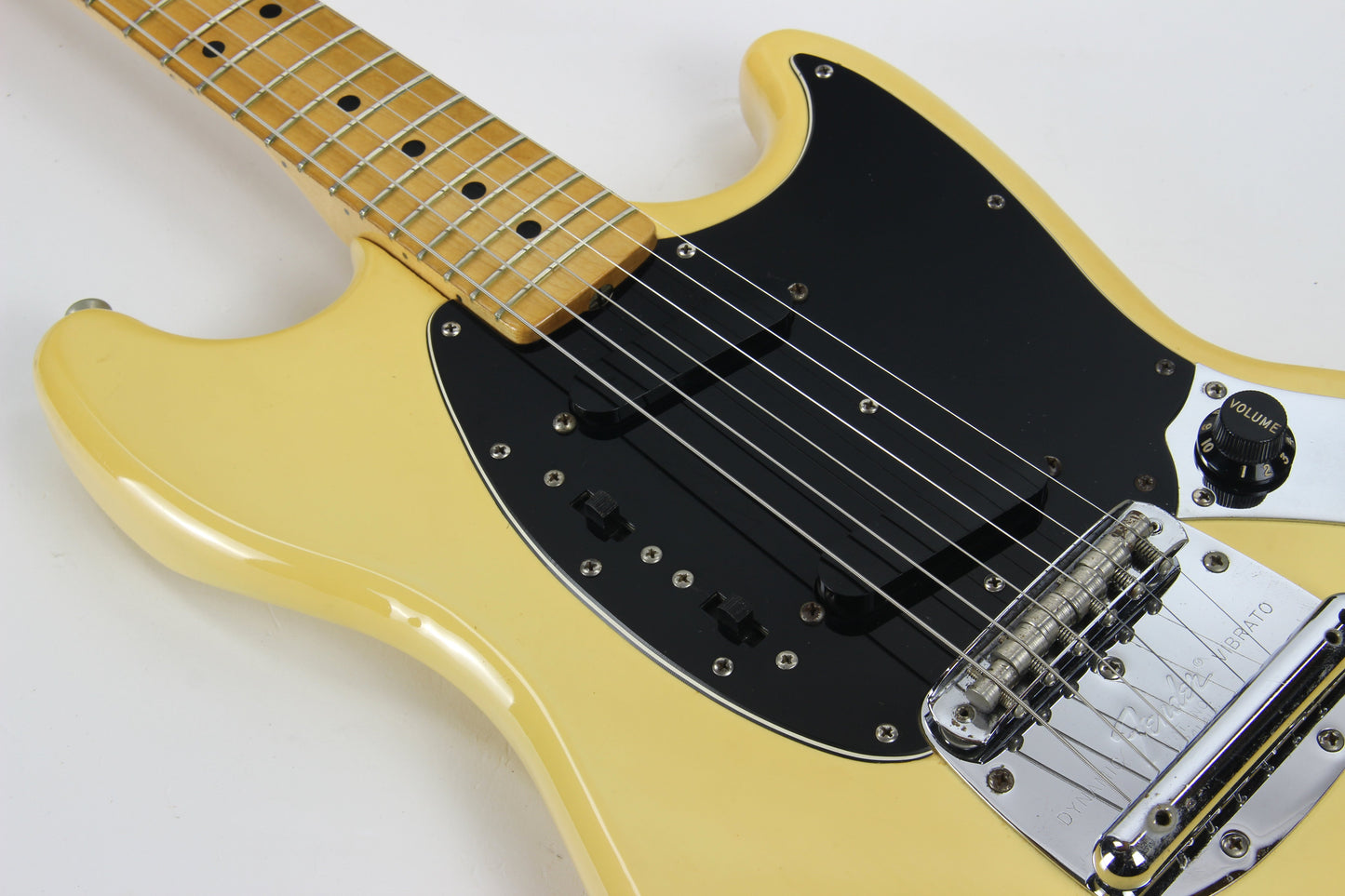 1978 Fender Mustang Olympic White w/ Original Case - Offset Body, Kurt Cobain-type!