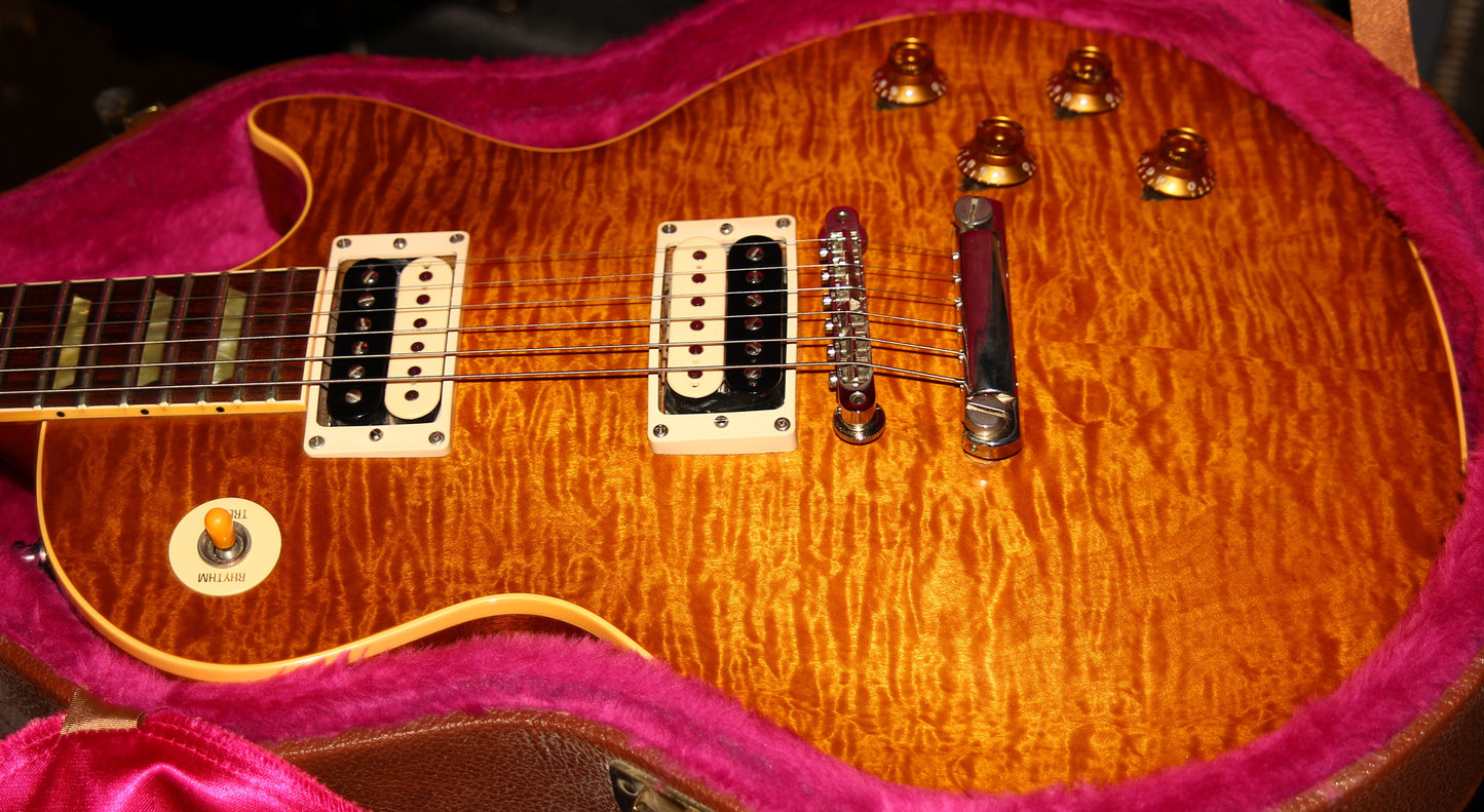1995 Gibson Les Paul CLASSIC PREMIUM PLUS Honeyburst KILLER Flametop! 1990's standard