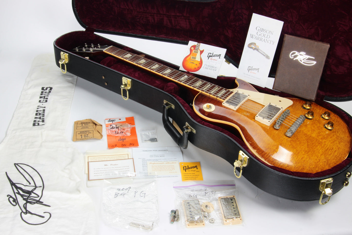 2009 Gibson PEARLY GATES MURPHY AGED 1959 Les Paul! Billy Gibbons Custom Shop 59 - Signed COA