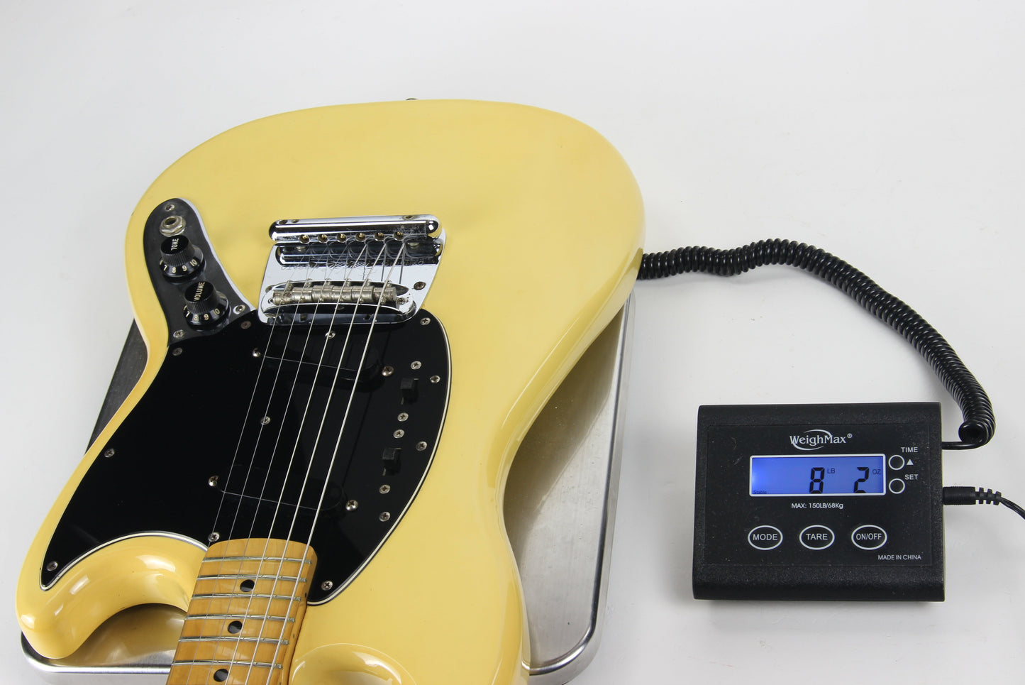 1978 Fender Mustang Olympic White w/ Original Case - Offset Body, Kurt Cobain-type!