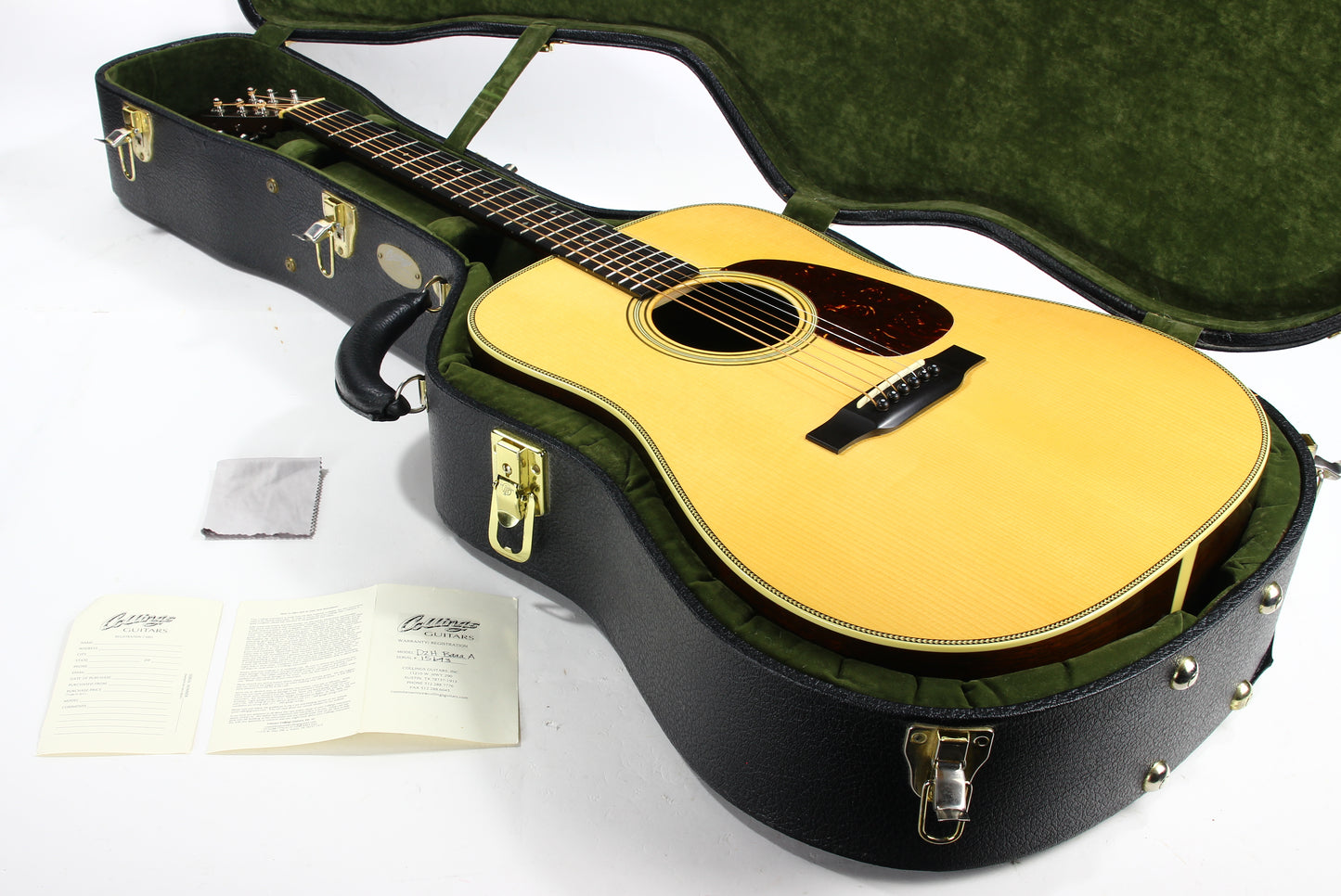 2008 Collings BRAZILIAN ROSEWOOD D2H Baaa A --Dreadnought, High Grade Woods, Adirondack Spruce, Herringbone!