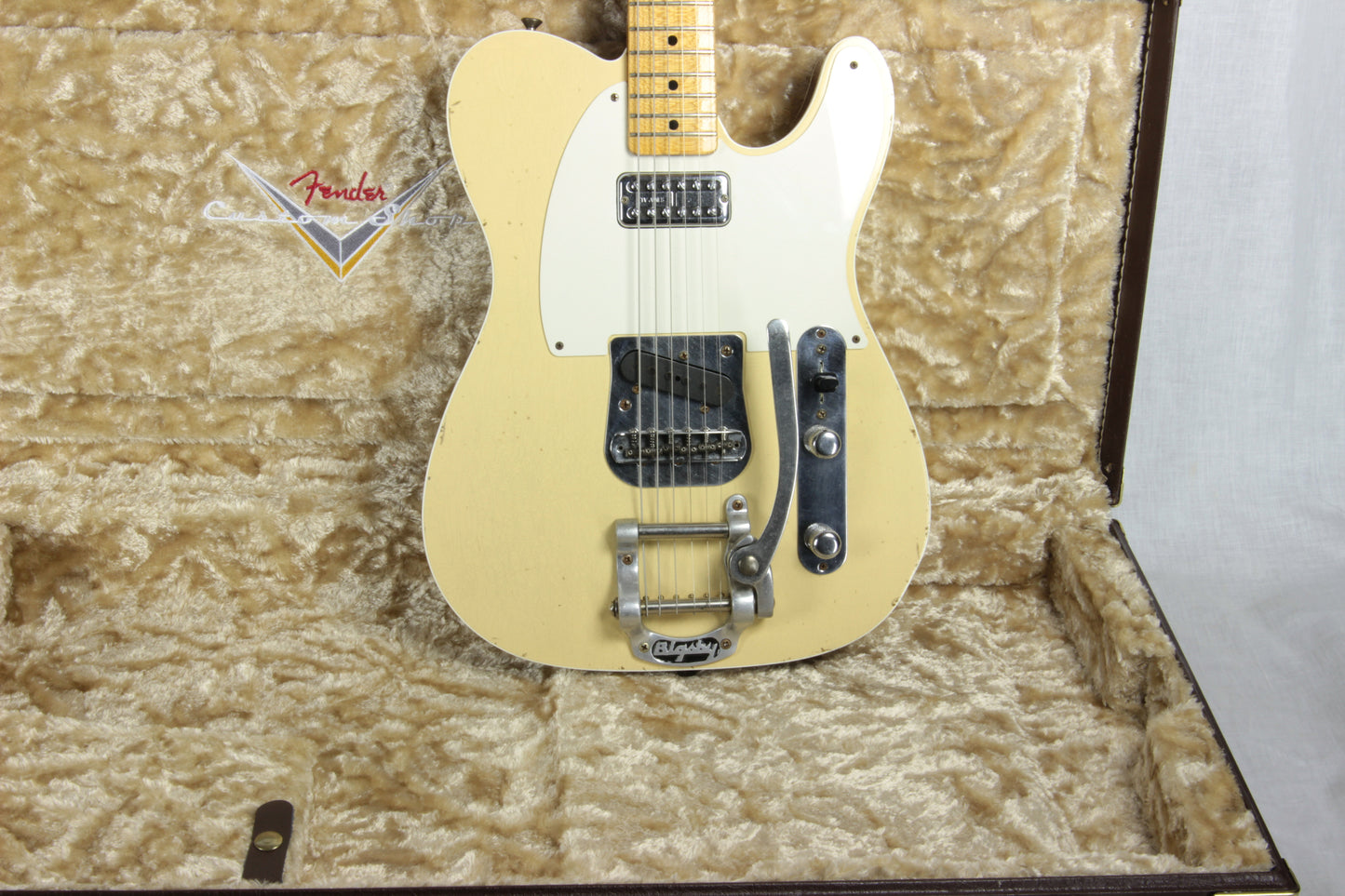 '52 Fender Custom Shop Masterbuilt PAUL WALLER Bigsby Telecaster 2-Tone DOUBLE-BOUND TV Jones