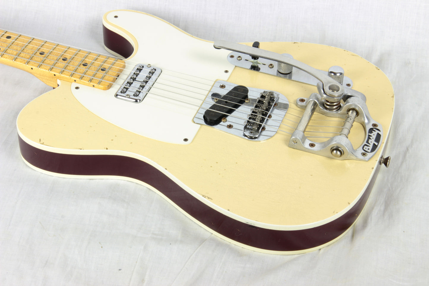 '52 Fender Custom Shop Masterbuilt PAUL WALLER Bigsby Telecaster 2-Tone DOUBLE-BOUND TV Jones