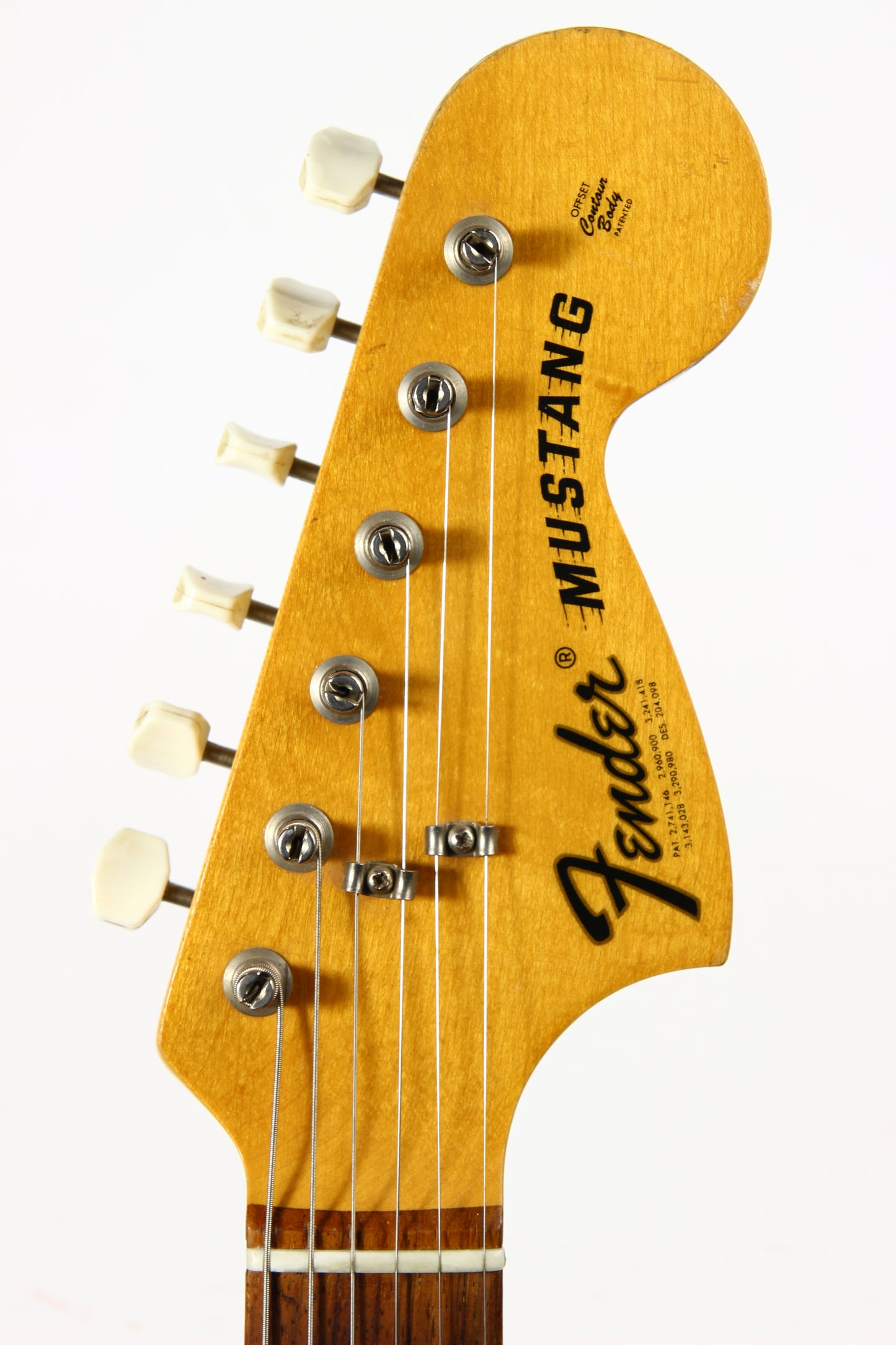 1975 Fender Mustang Walnut Mocha Brown w/ Original Case - Offset Body, Kurt Cobain-type!